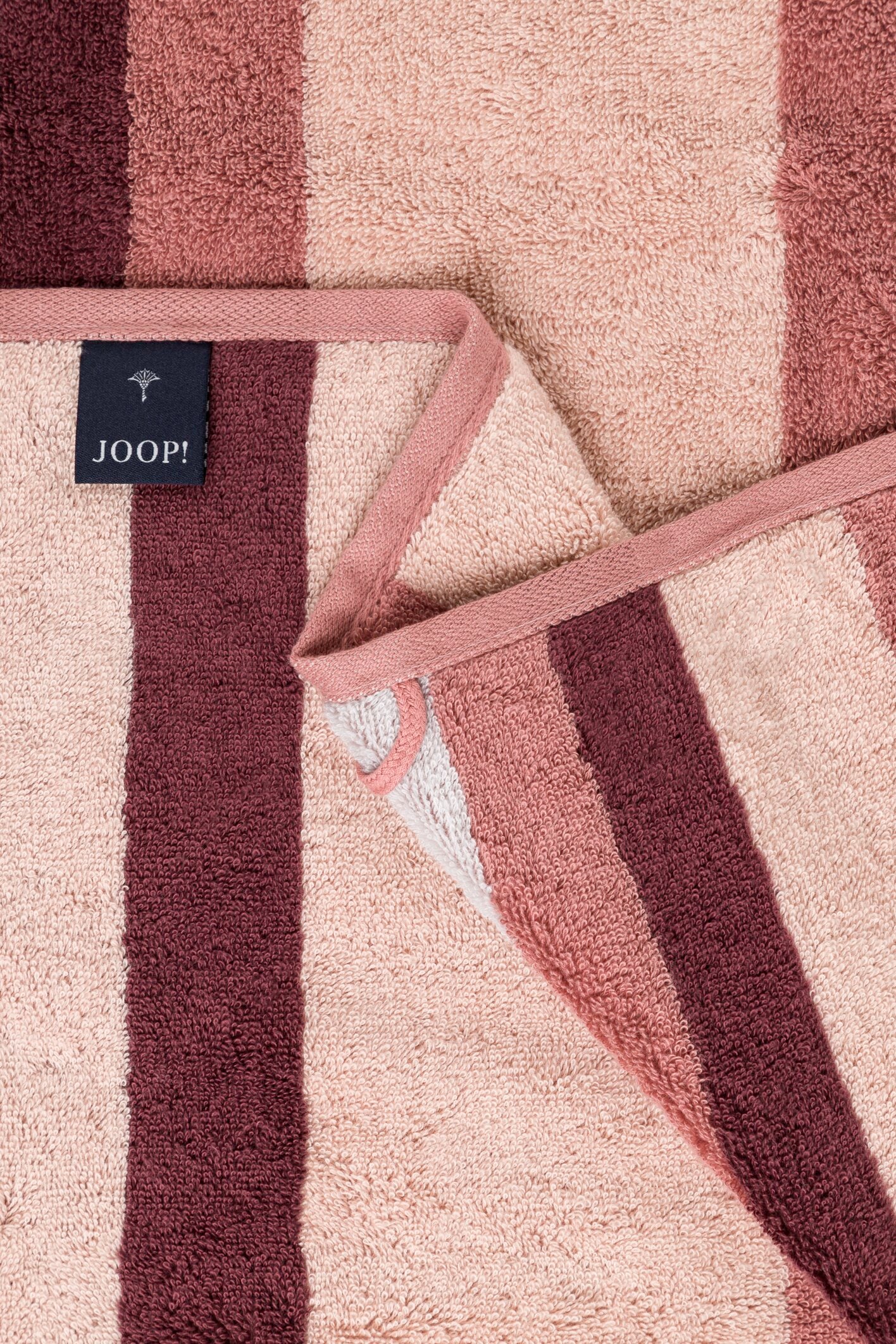 JOOP! VIBE STRIPES Gästetuch 3er-Set 30x50 cm, Puder