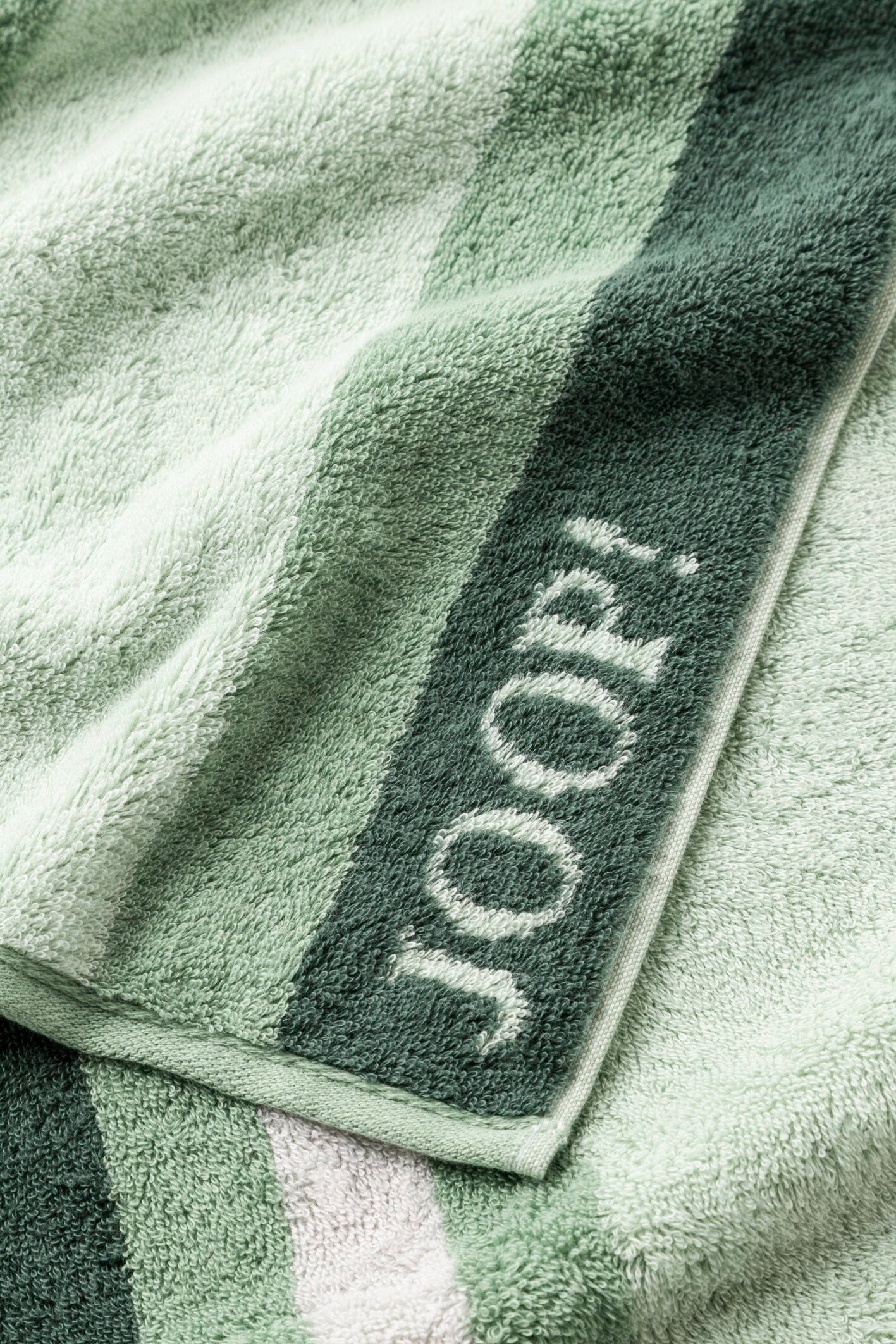 JOOP! VIBE STRIPES Gästetuch 3er-Set 30x50 cm, Salbei