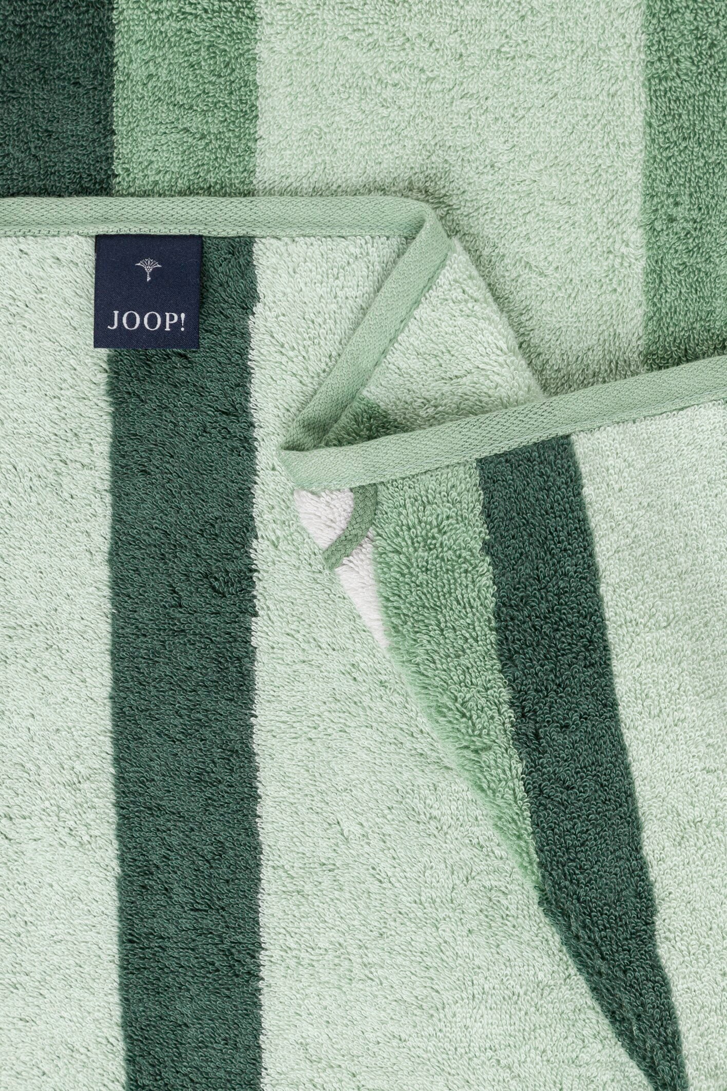 JOOP! VIBE STRIPES Gästetuch 3er-Set 30x50 cm, Salbei