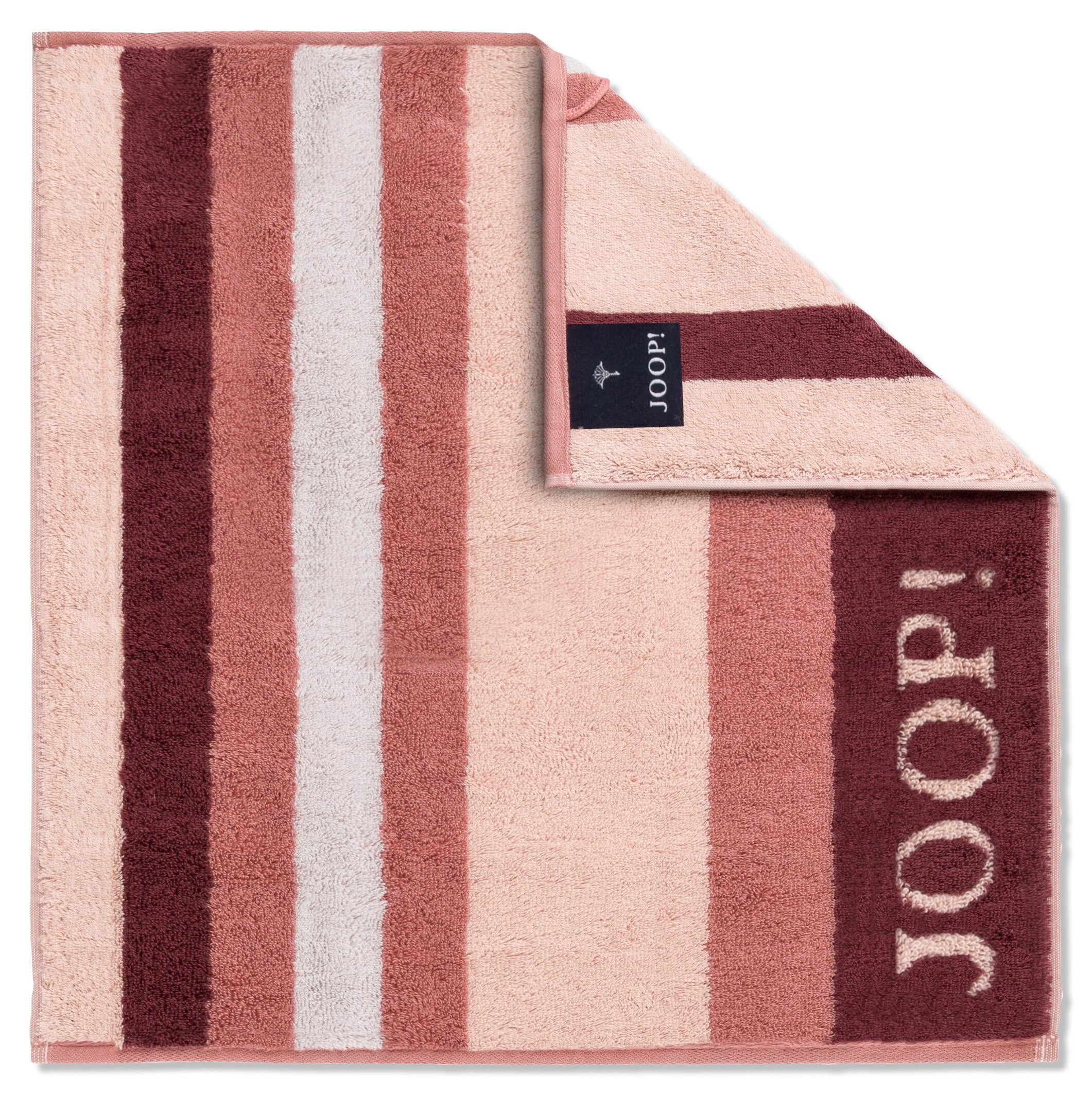 JOOP! VIBE STRIPES Seifentuch 3er-Set 30x30 cm, Puder