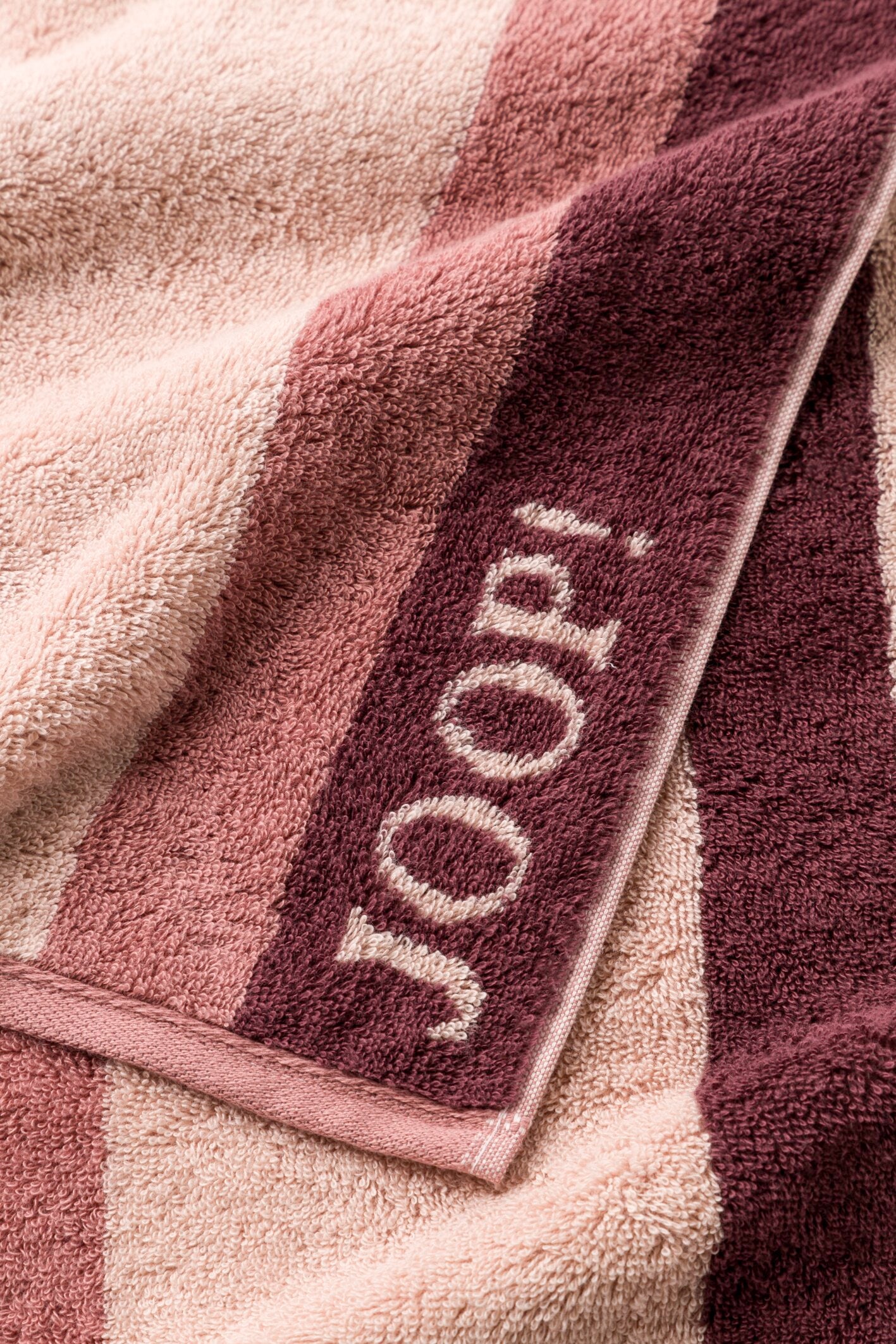 JOOP! VIBE STRIPES Seifentuch 3er-Set 30x30 cm, Puder