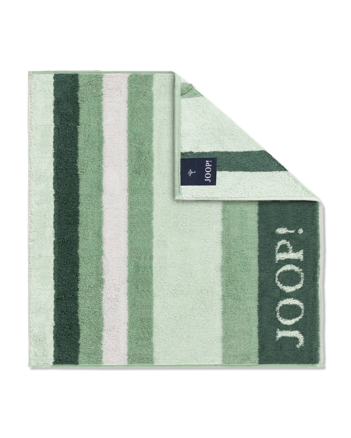 JOOP! VIBE STRIPES Seifentuch 3er-Set 30x30 cm, Salbei