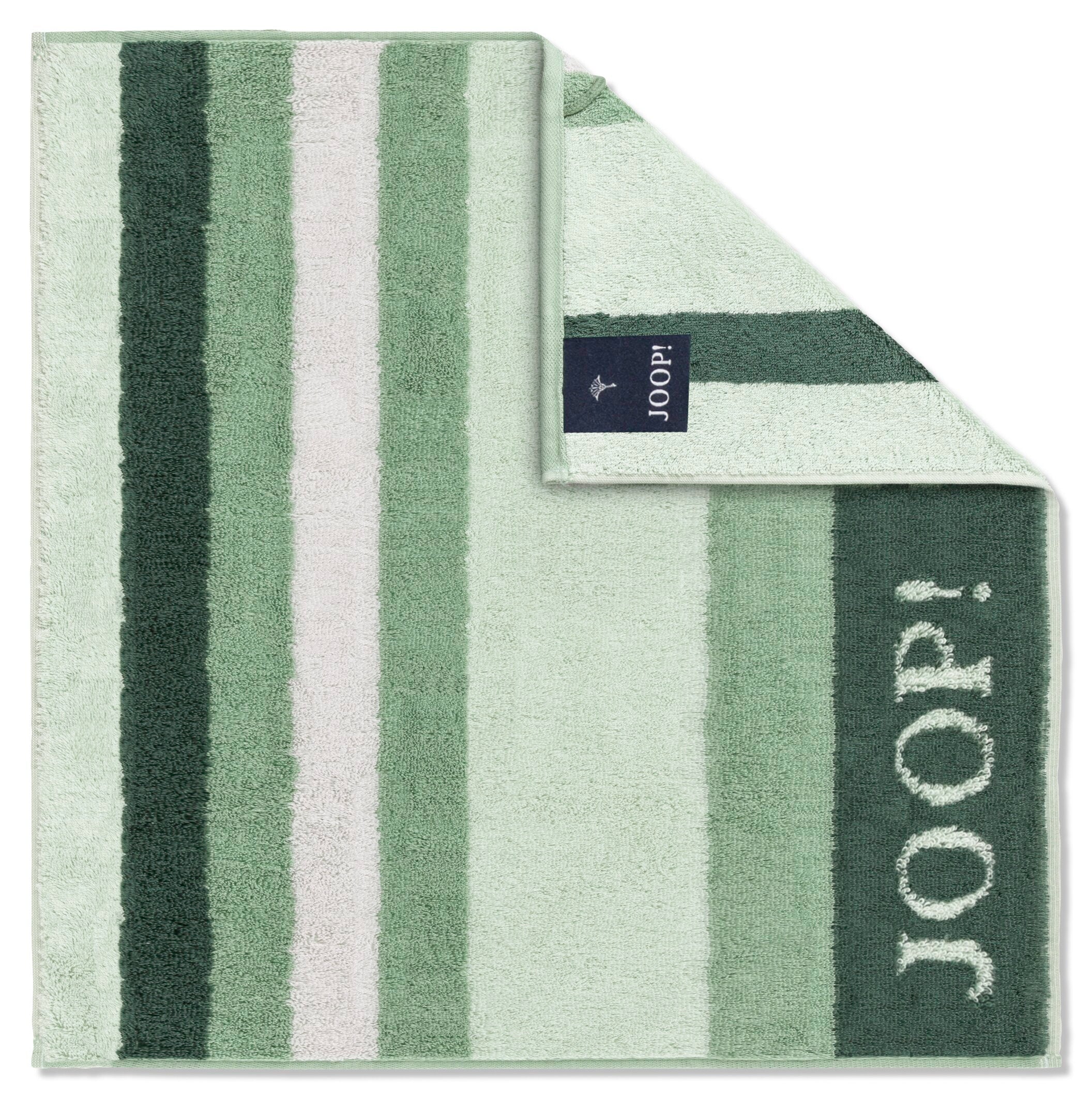 JOOP! VIBE STRIPES Seifentuch 3er-Set 30x30 cm, Salbei