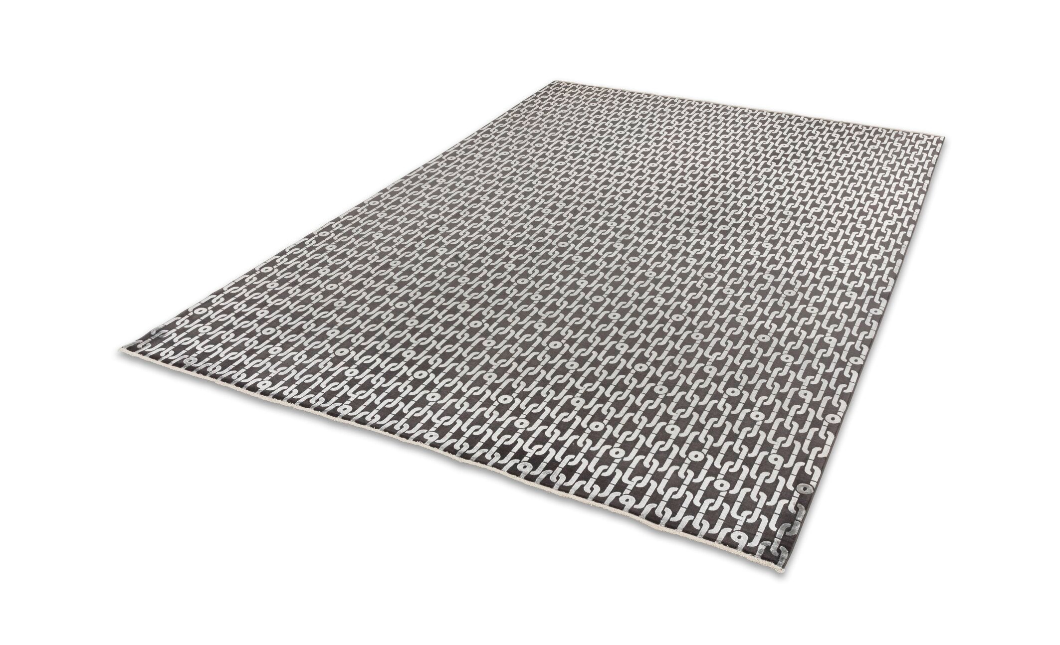 JOOP! CHAINS Teppich 170x240cm, Silber