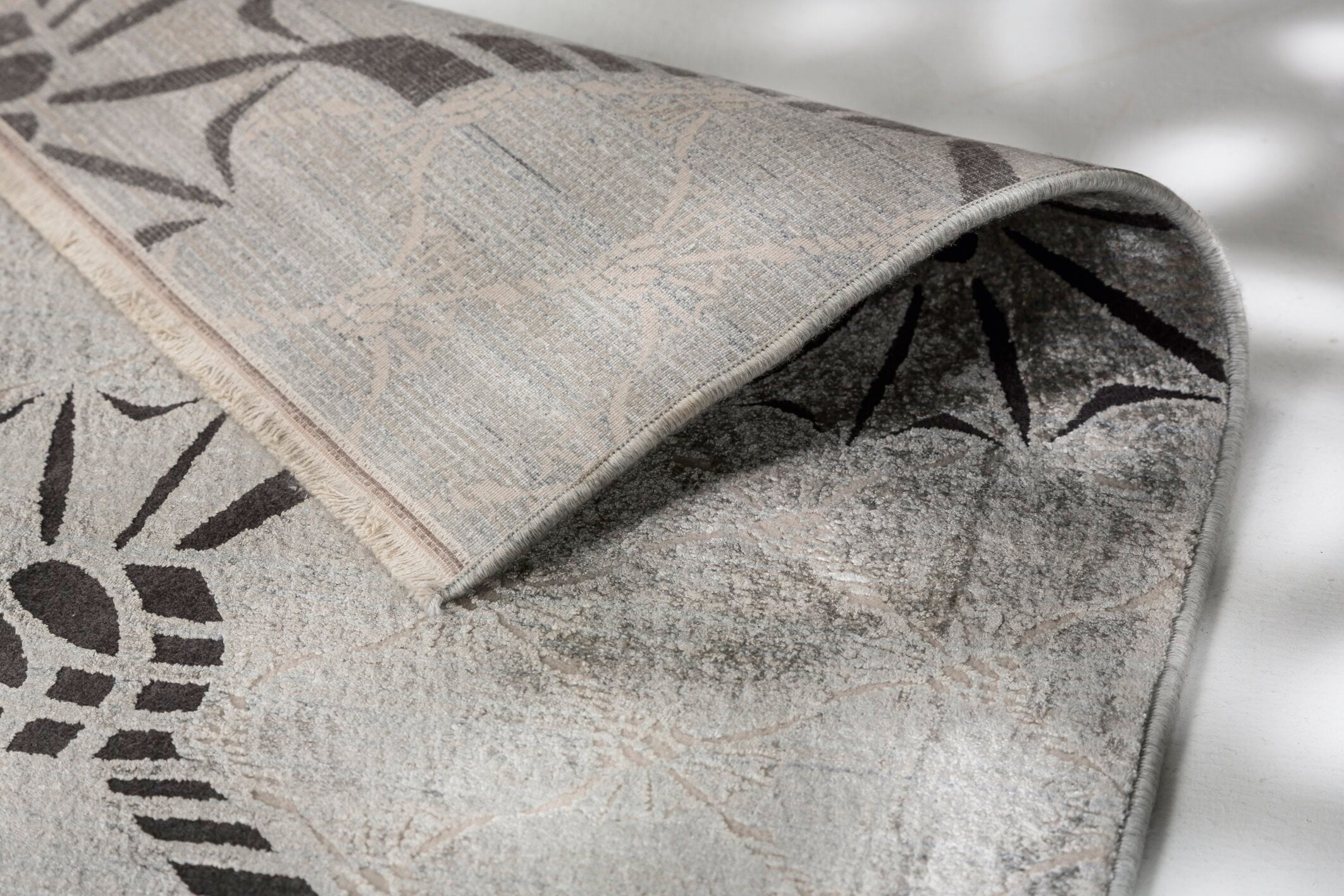 JOOP! CORNFLOWER DOUBLE Teppich 170x240cm, Silber