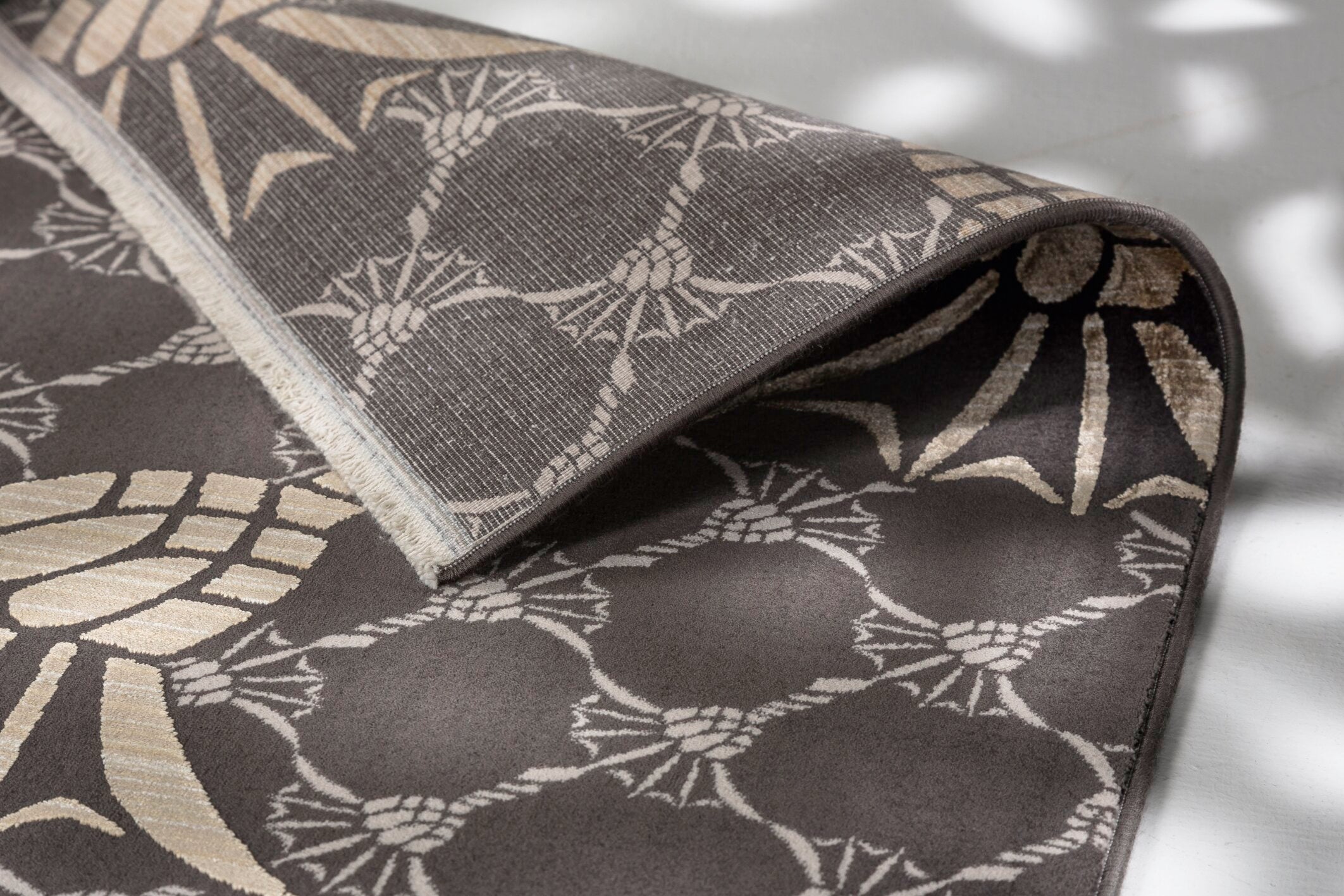 JOOP! CORNFLOWER DOUBLE Teppich 170x240cm, Anthrazit