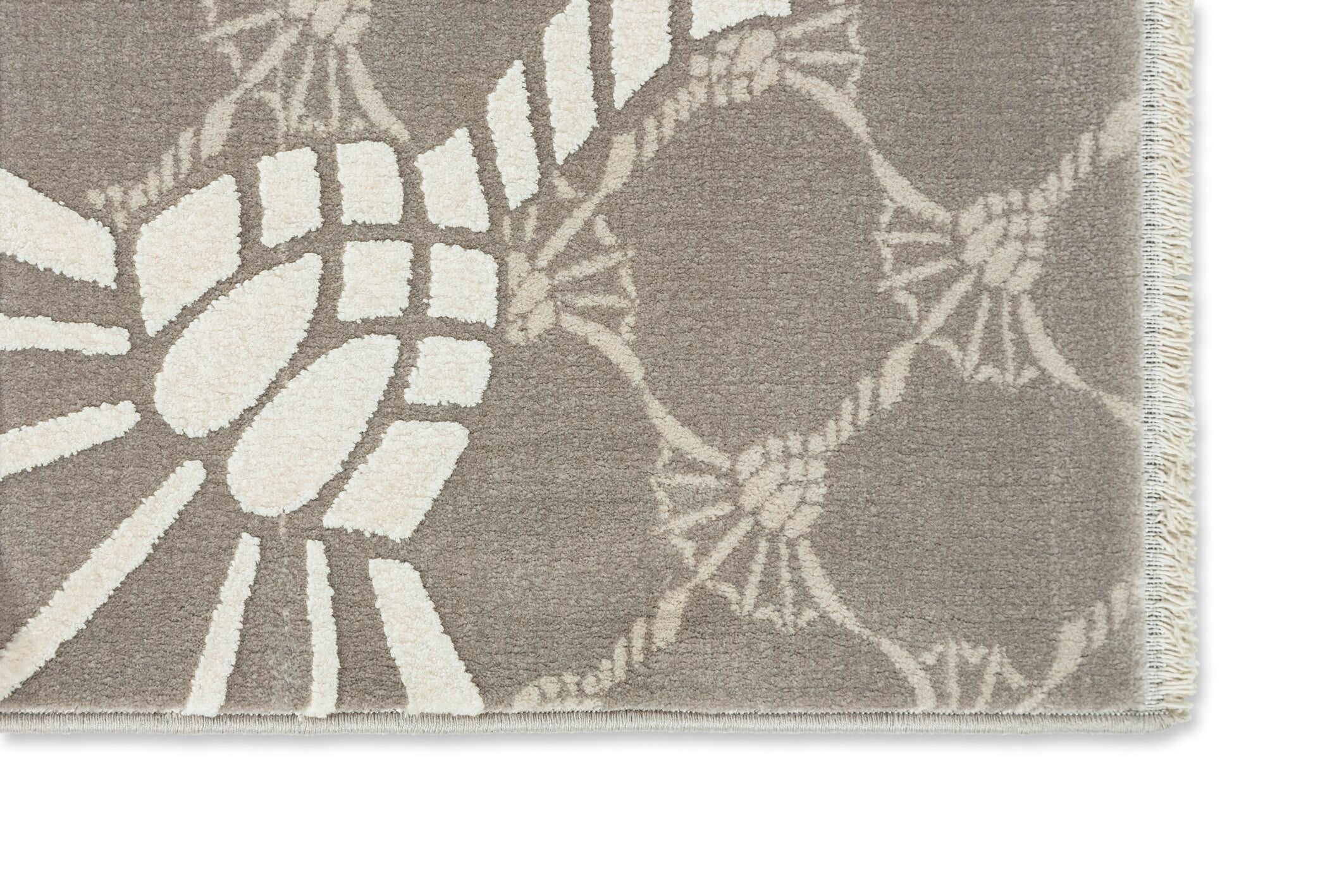 JOOP! CORNFLOWER DOUBLE Teppich 140x200cm, Hellgrau