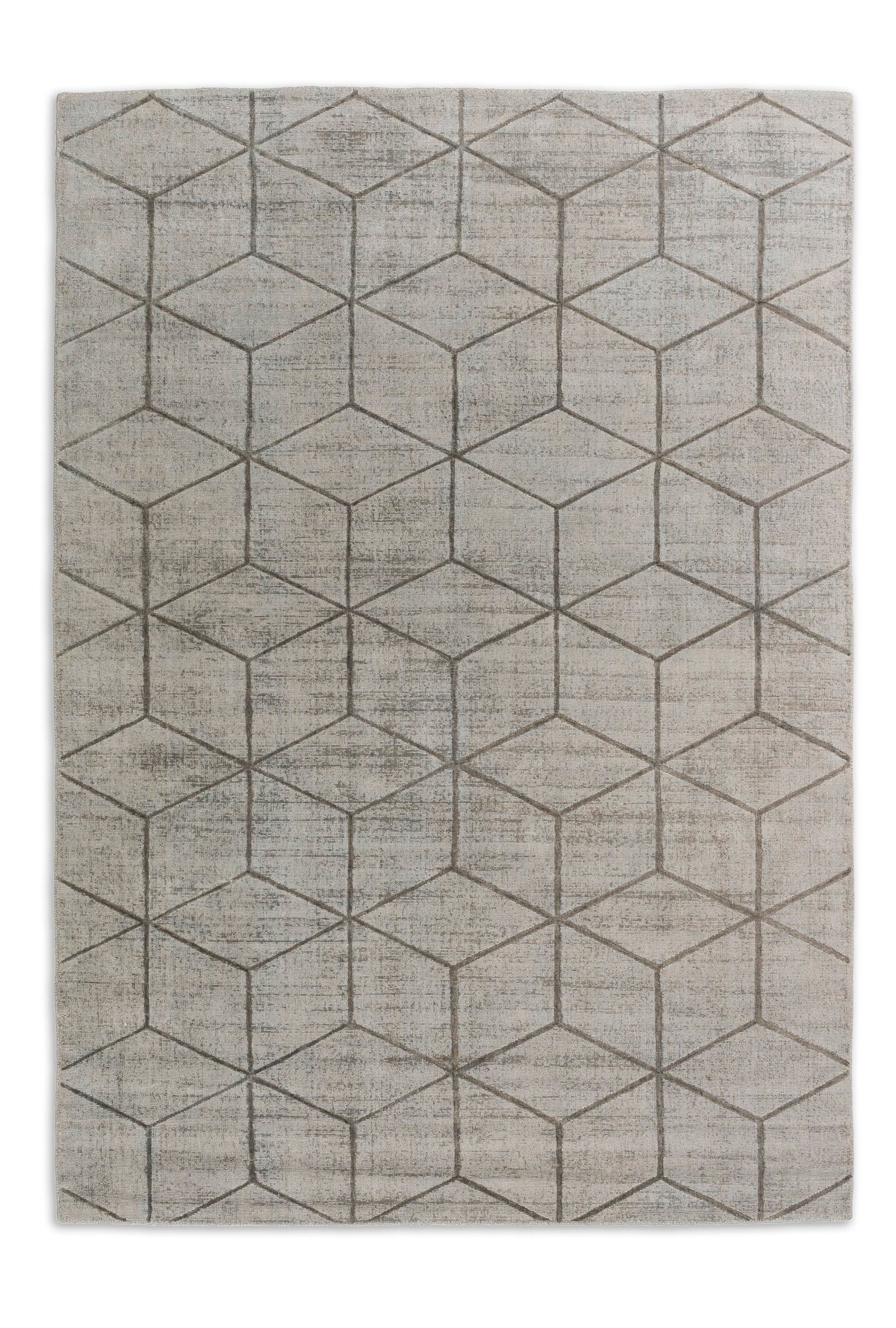 JOOP! CUBES Teppich 140x200cm, Silber