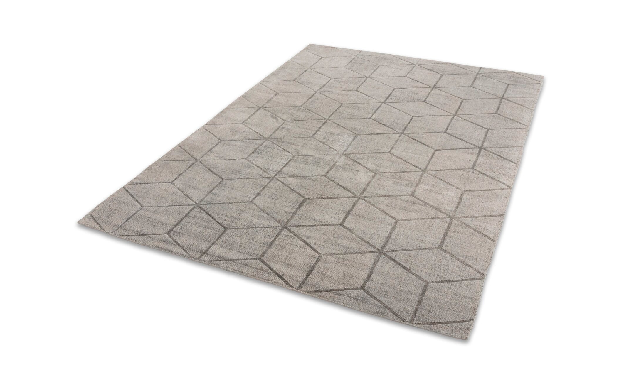 JOOP! CUBES Teppich 140x200cm, Silber