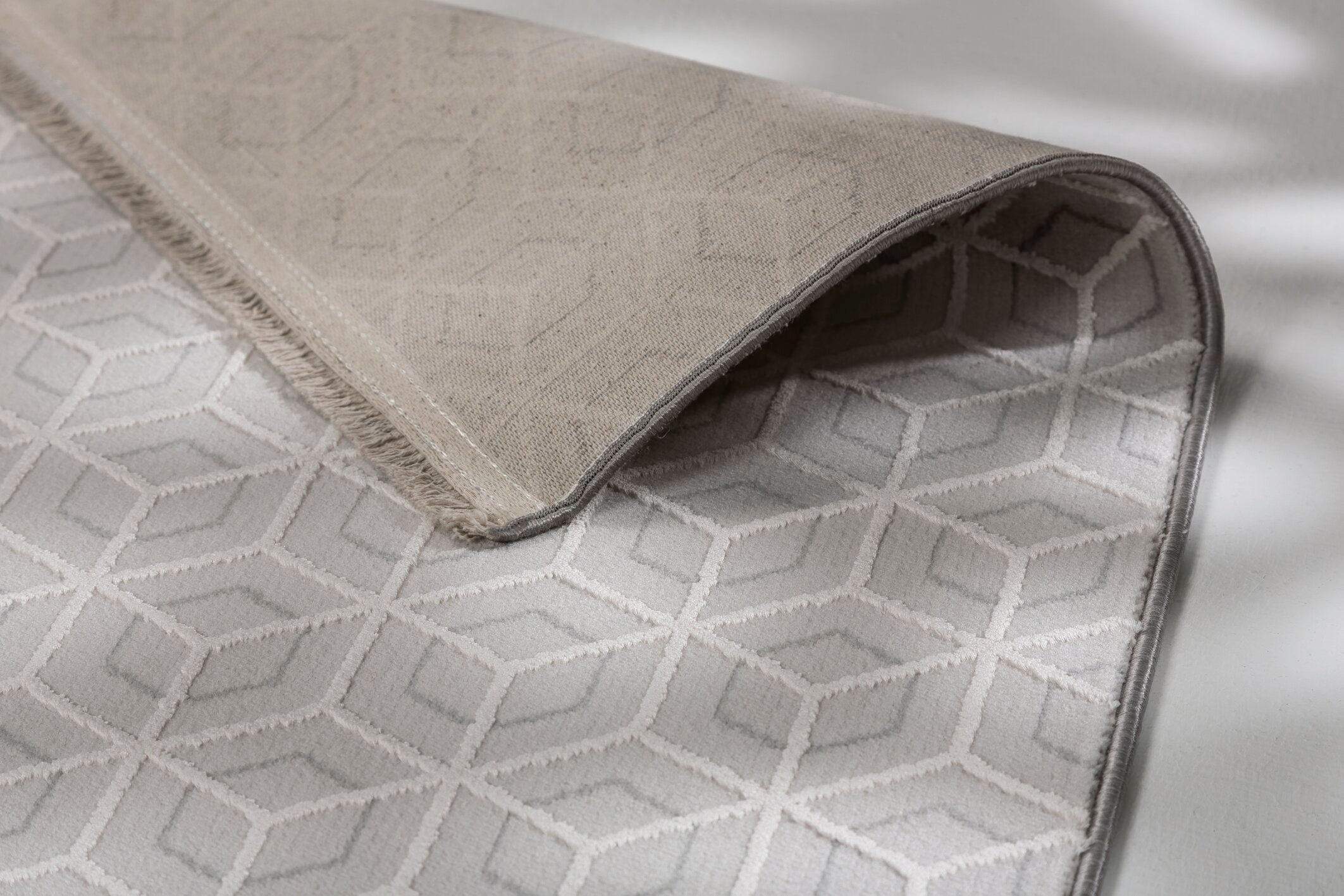 JOOP! METRIC Teppich 170x240cm, Silber