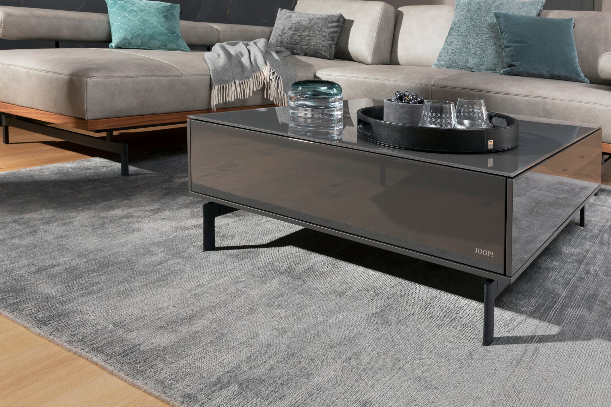 JOOP! SOFT Teppich 170x240cm, Anthrazit