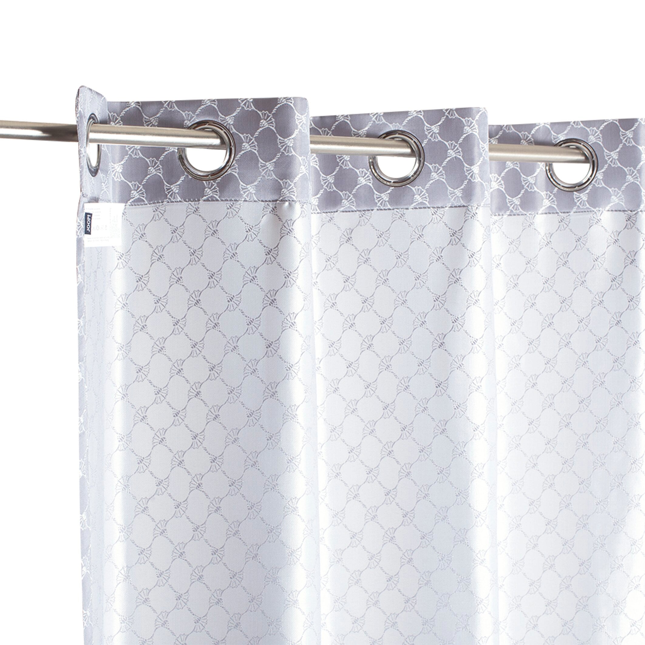 JOOP! ALLOVER Fertigvorhang 140x250 cm, Silber