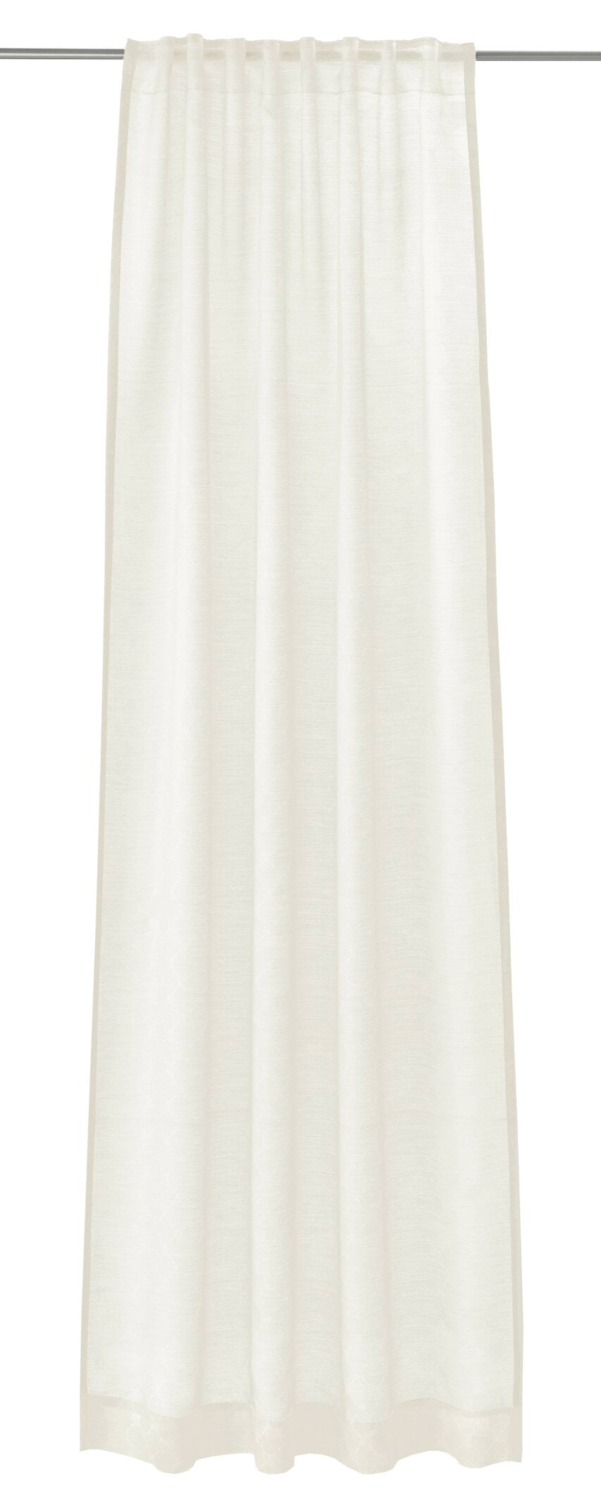 JOOP! GLARE Fertiggardine 130x300 cm, Weiß