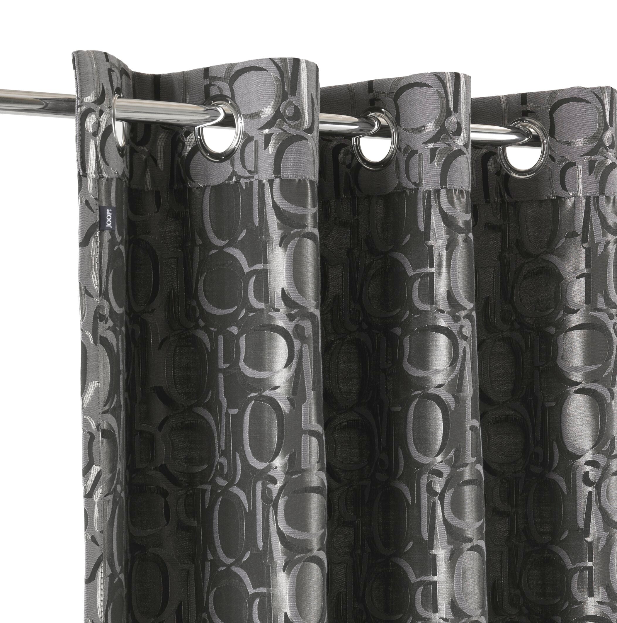 JOOP! ORNAMENT Fertigvorhang 140x250 cm, Anthrazit