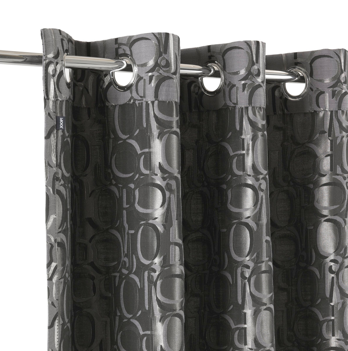 JOOP! ORNAMENT Fertigvorhang 140x250 cm, Anthrazit