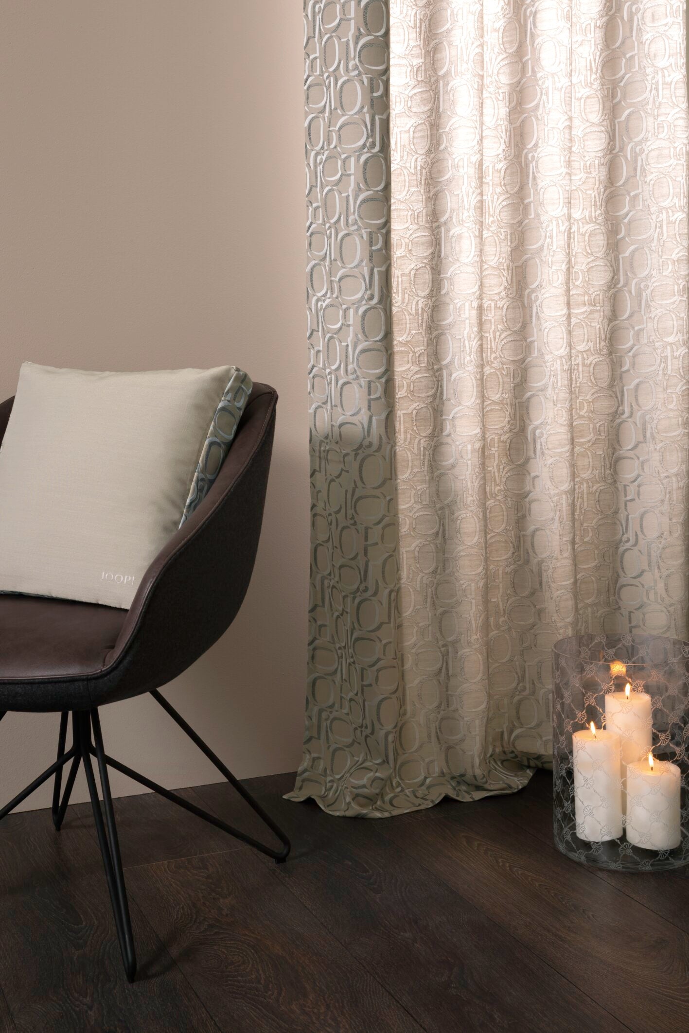 JOOP! ORNAMENT Fertigvorhang 140x250 cm, Beige