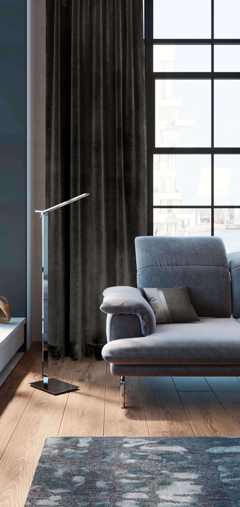 JOOP! SHOW Fertigvorhang 130x250 cm, Anthrazit