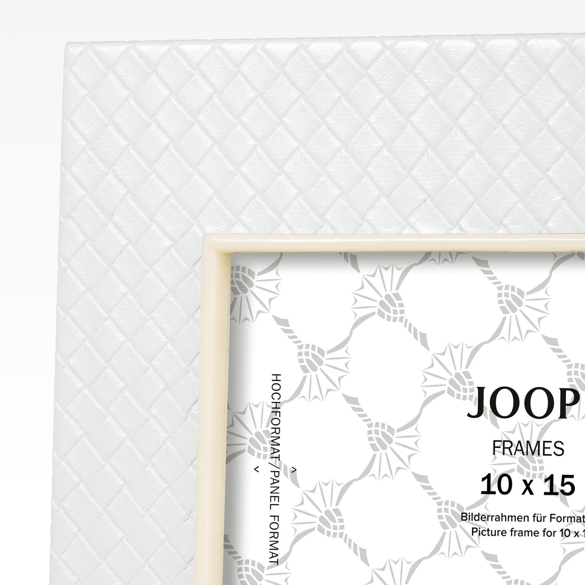 JOOP! HOMELINE Bilderrahmen 10x15 cm, Weiß