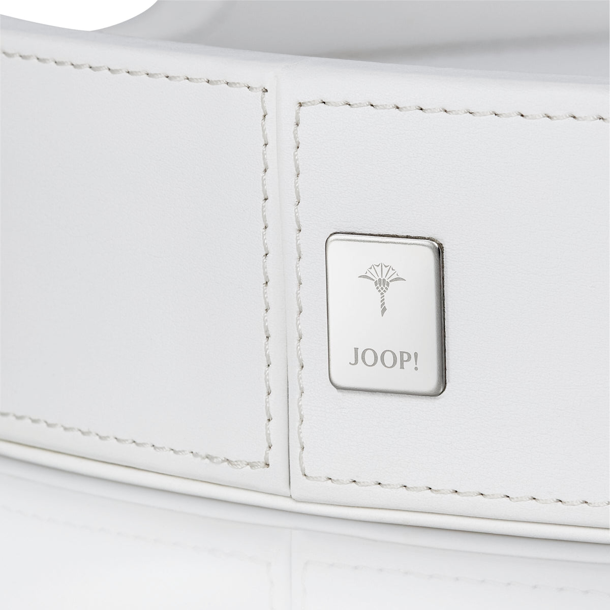 JOOP! HOMELINE - Rundes Tablett klein, Weiß
