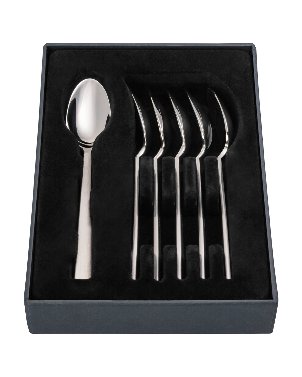 JOOP! Espressolöffel Set 6, satiniert