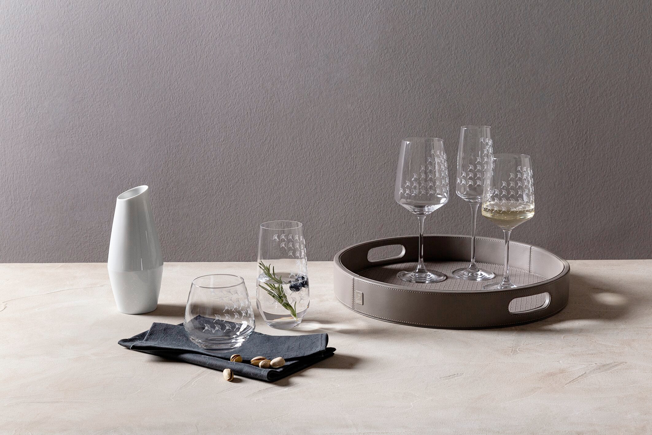 JOOP! FADED CORNFLOWER Champagnerglas 2er Set