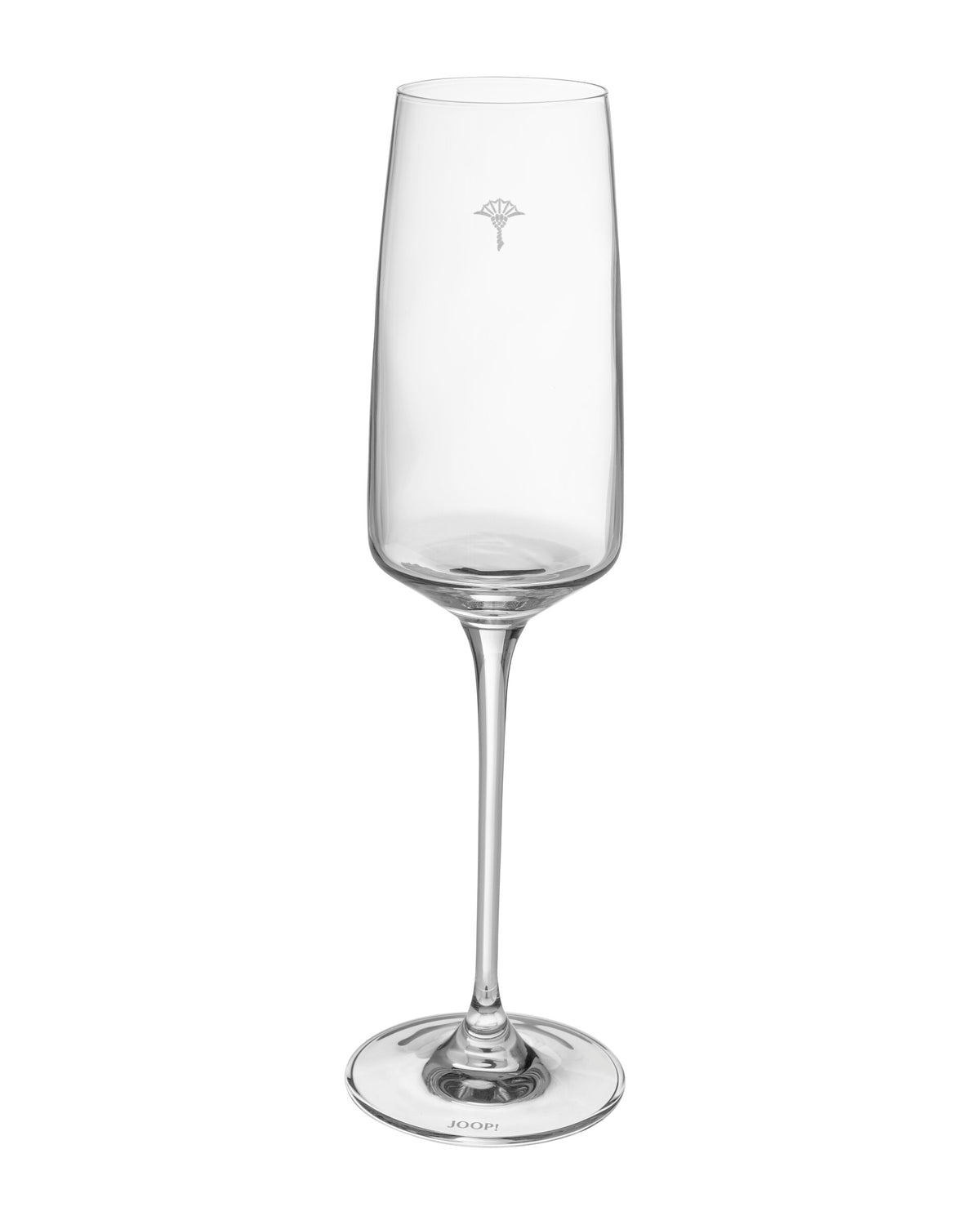 JOOP! SINGLE CORNFLOWER Champagnerglas Set 2, Weiß matt