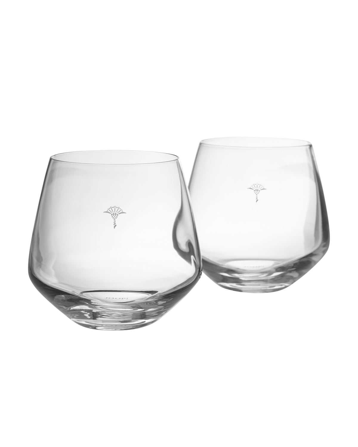 JOOP! SINGLE CORNFLOWER Water Glass Set 2, Matte White
