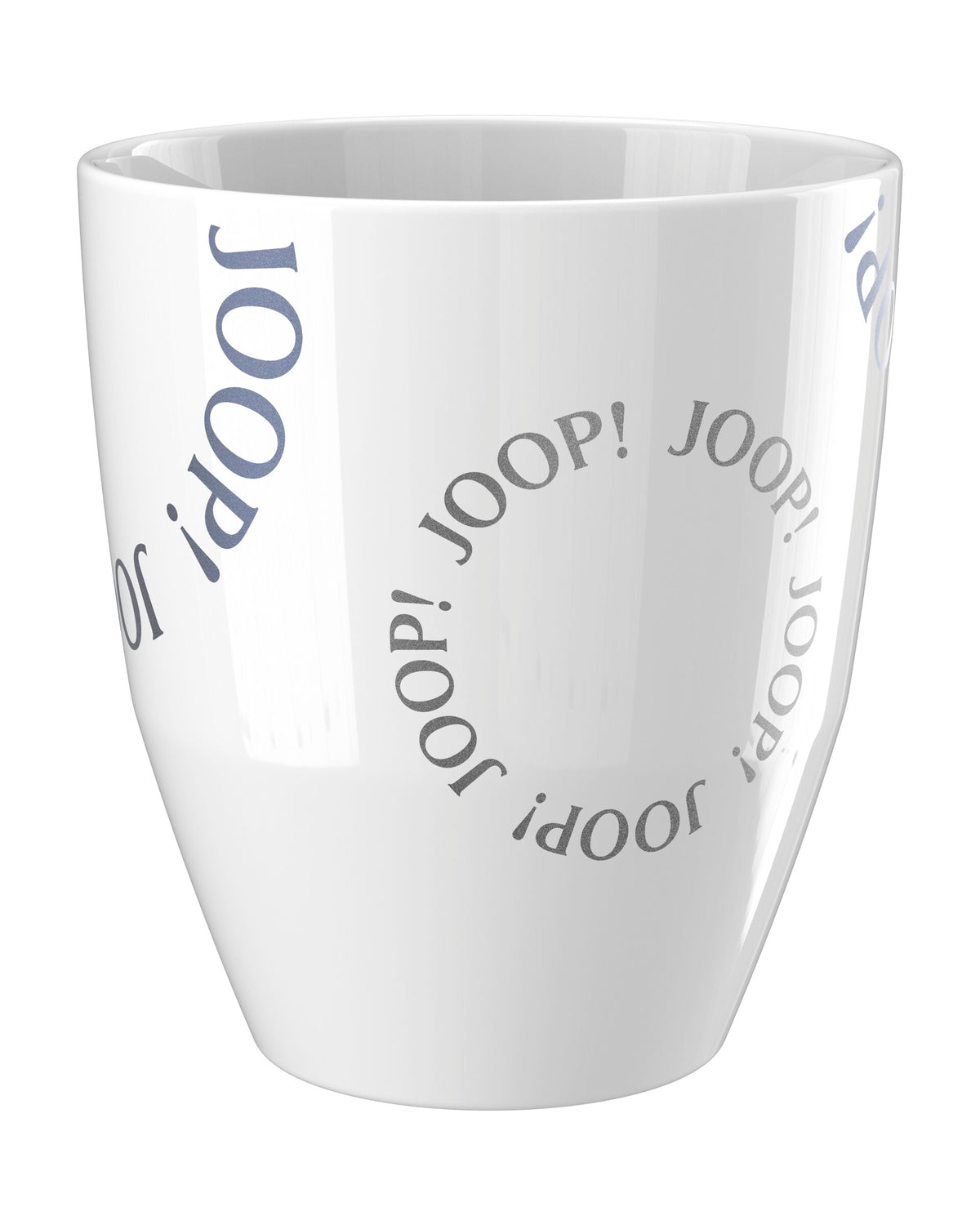 JOOP! DINING GLAMOUR LOGO CIRCLES COLLECTORS MUG, Silber-Blau
