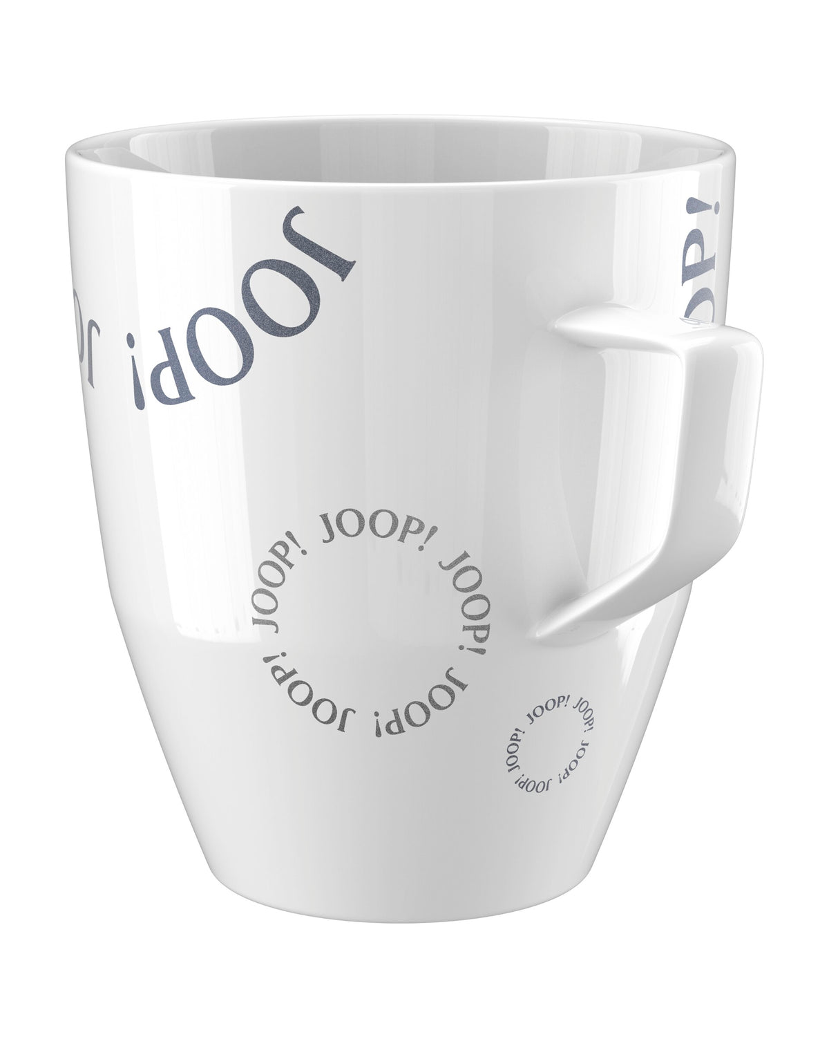 JOOP! DINING GLAMOUR LOGO CIRCLES COLLECTORS MUG, Silber-Blau