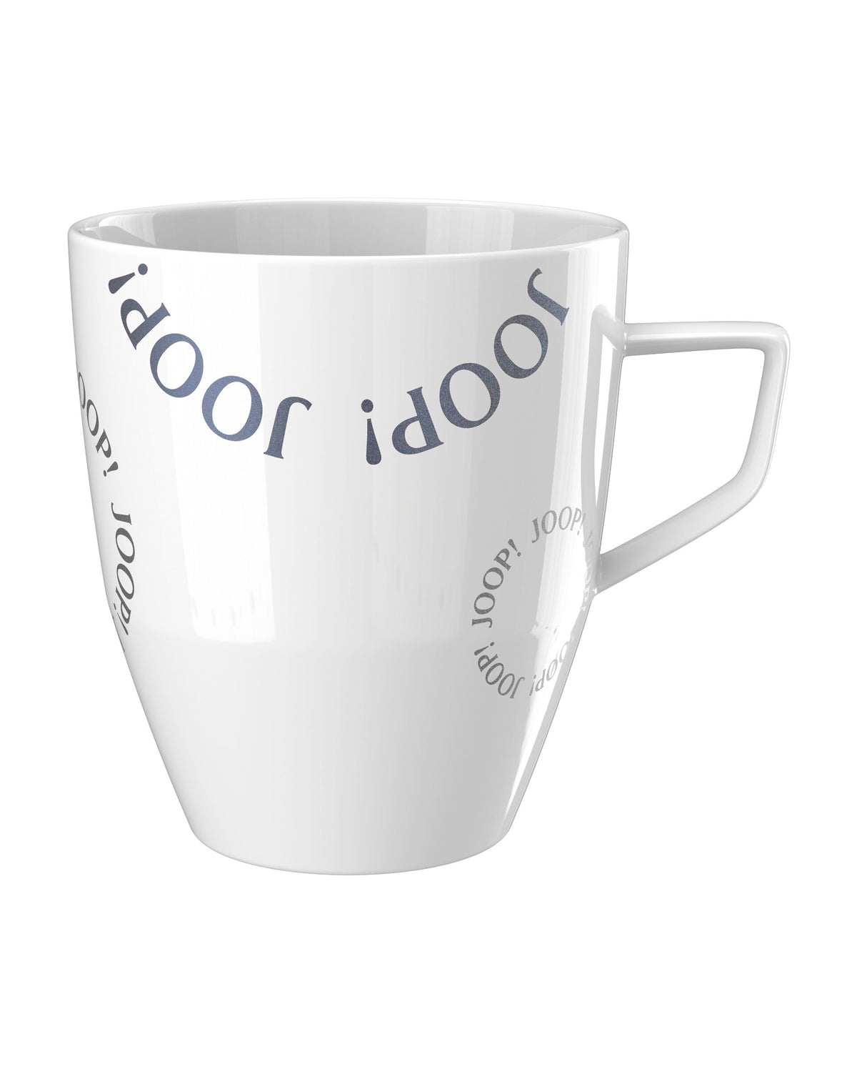 JOOP! DINING GLAMOUR LOGO CIRCLES COLLECTORS MUG, Silber-Blau
