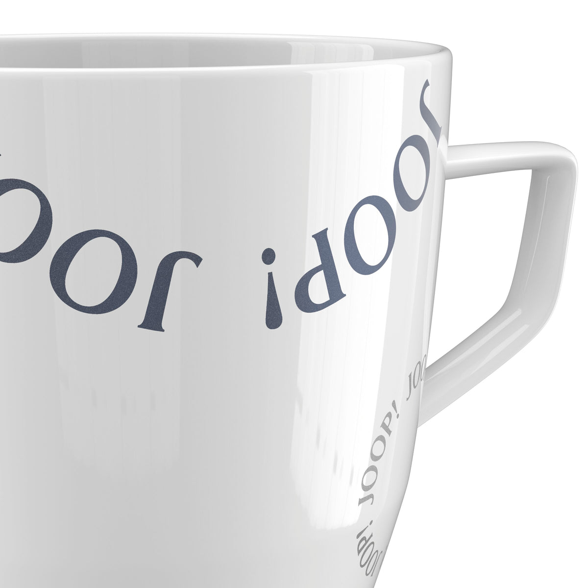 JOOP! DINING GLAMOUR LOGO CIRCLES COLLECTORS MUG, Silber-Blau