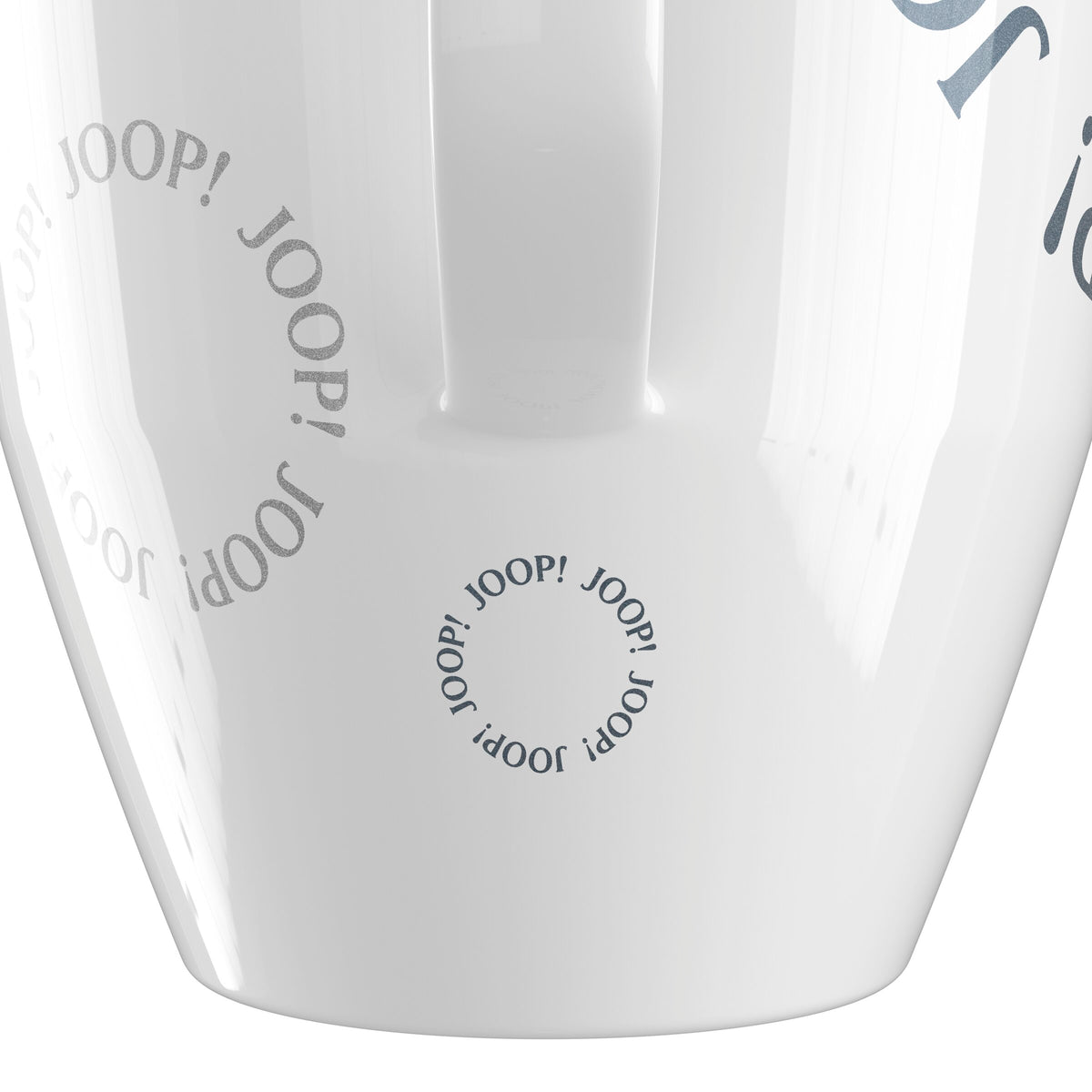JOOP! DINING GLAMOUR LOGO CIRCLES COLLECTORS MUG, Silber-Blau