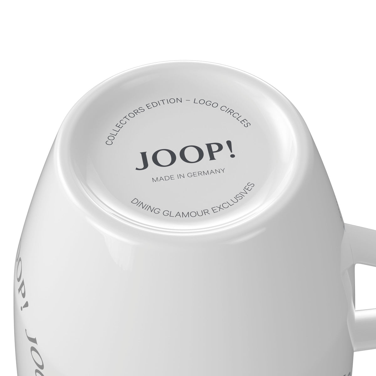 JOOP! DINING GLAMOUR LOGO CIRCLES COLLECTORS MUG, Silber-Blau