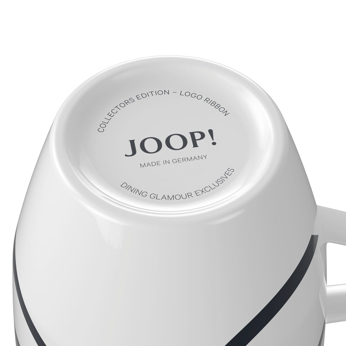 JOOP! DINING GLAMOUR LOGO RIBBON COLLECTORS MUG, Blau