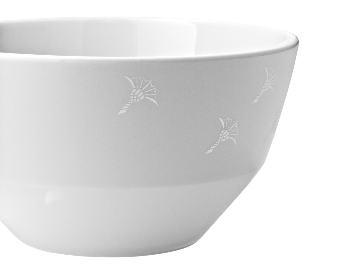 JOOP! FADED CORNFLOWER Schale 10 cm, Weiß auf Weiß