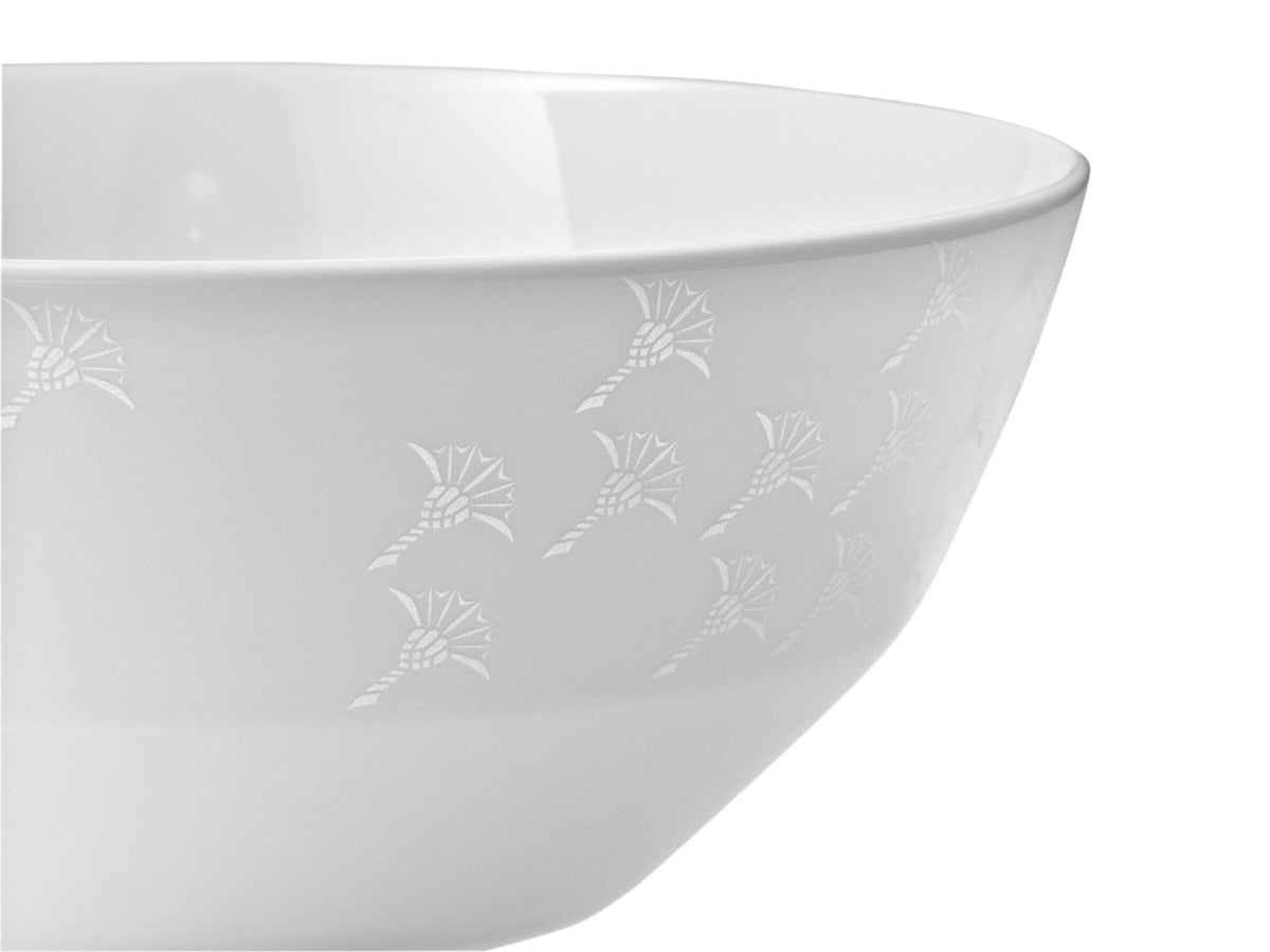 JOOP! FADED CORNFLOWER Schale 13 cm Set 2 , Weiß auf Weiß
