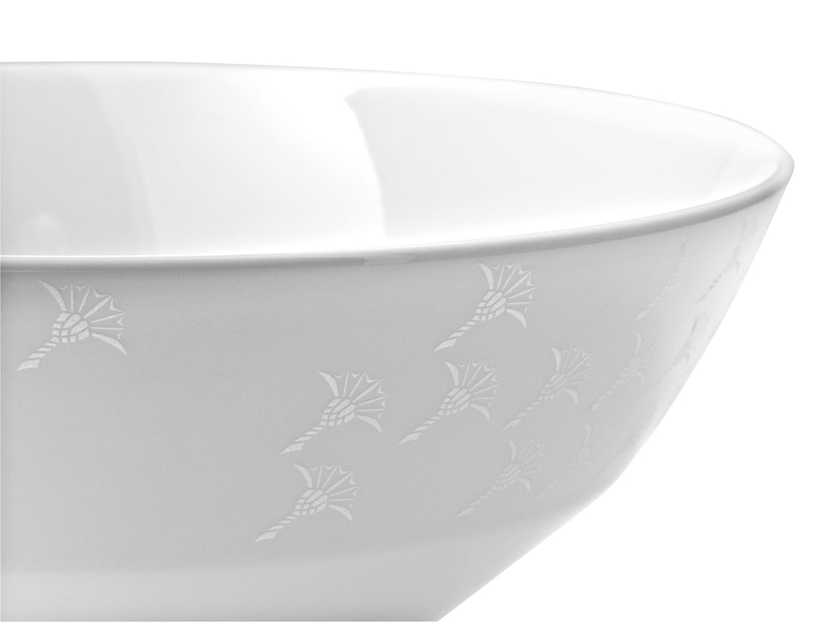 JOOP! FADED CORNFLOWER Schale 16 cm Set 2, Weiß auf Weiß