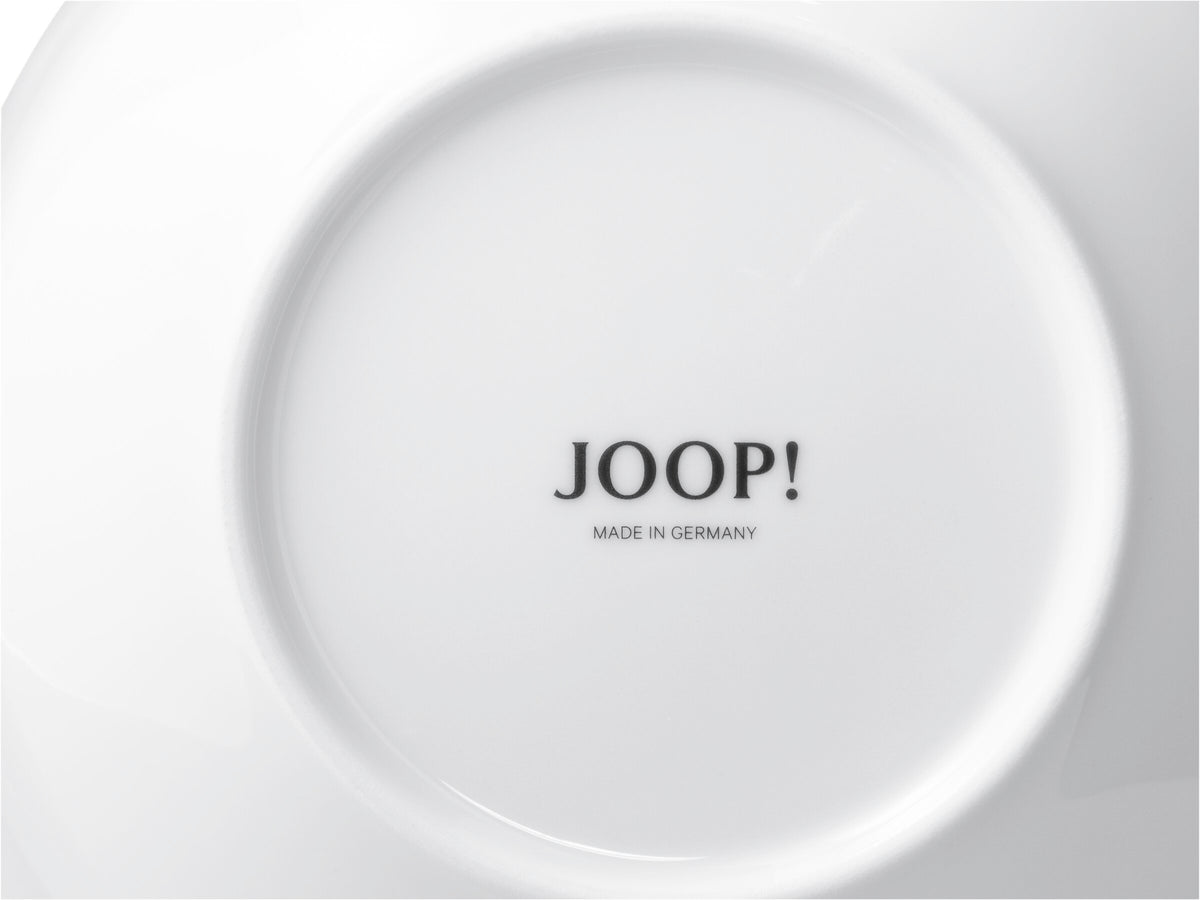 JOOP! FADED CORNFLOWER Untertasse Set 2, Weiß auf Weiß