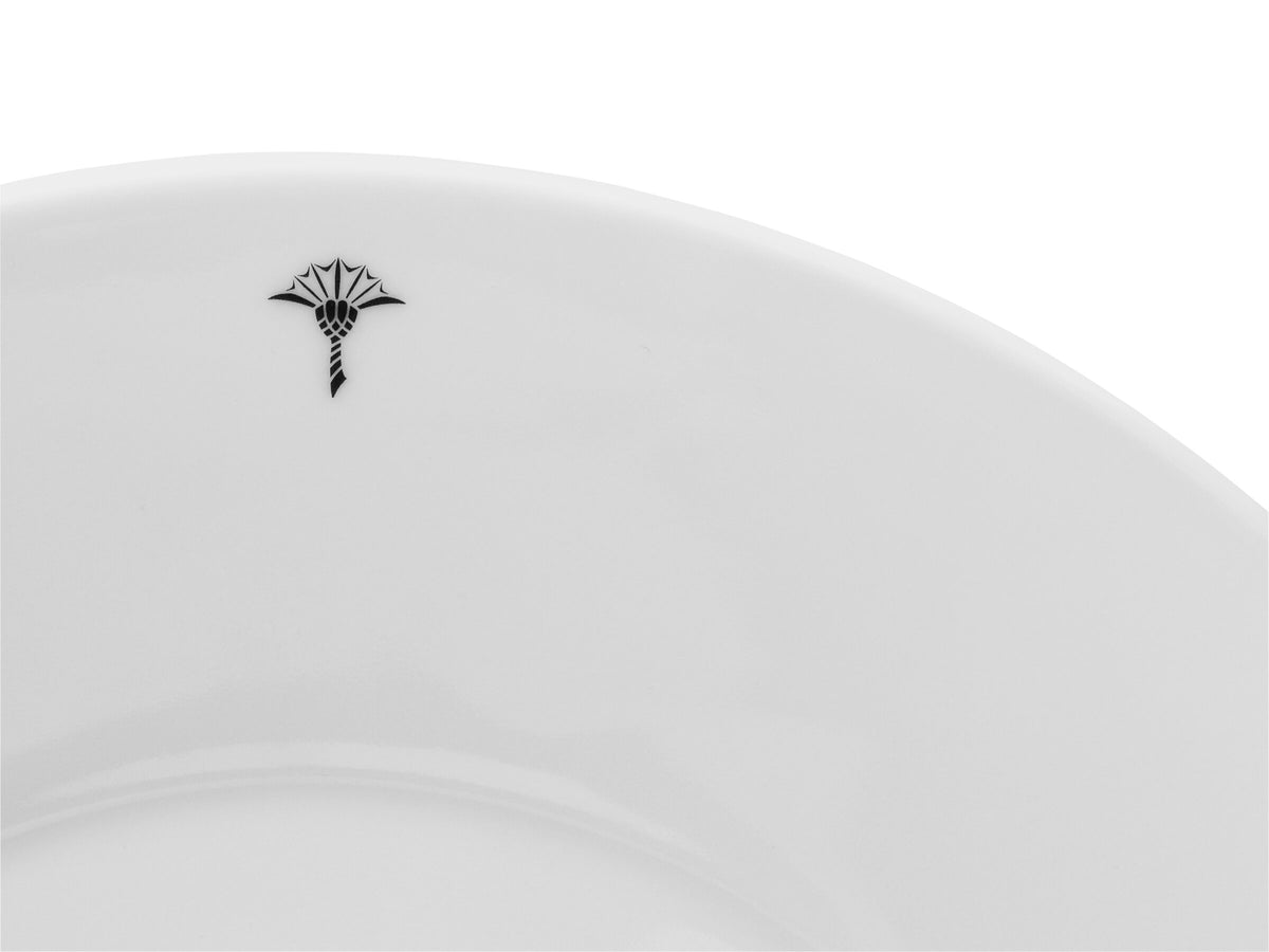 JOOP! SINGLE CORNFLOWER Speiseteller Set 2, Dunkelgrau