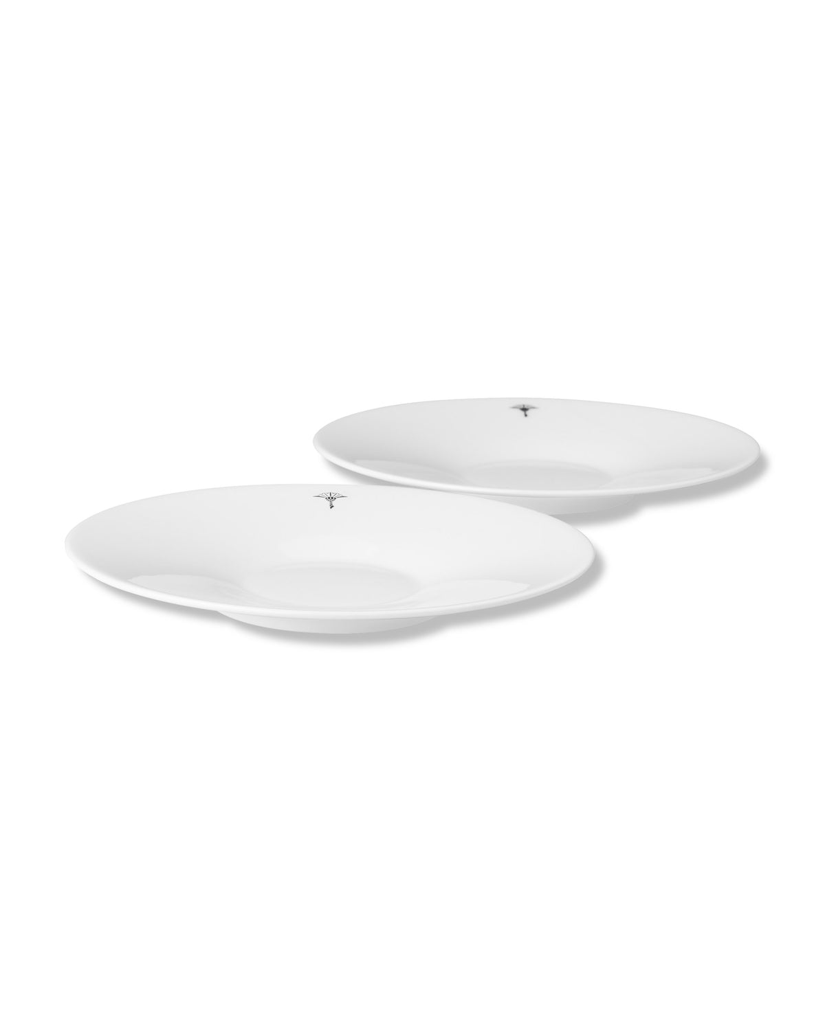 JOOP! SINGLE CORNFLOWER Untertasse Set 2, Dunkelgrau