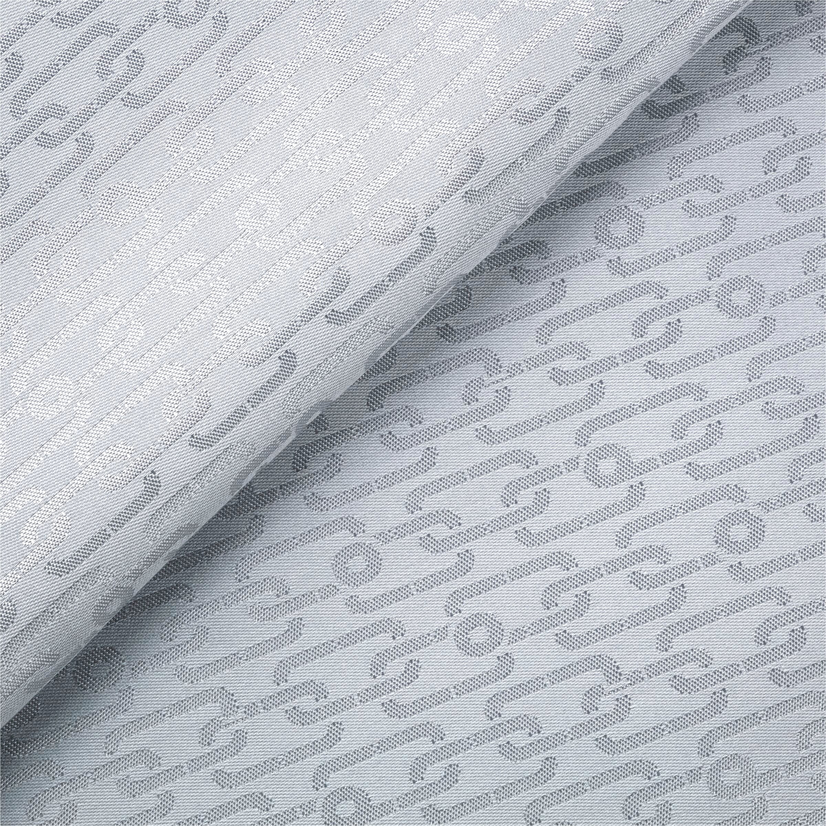JOOP! CHAINS ALLOVER Tischdecke 160 cm rund, Silber