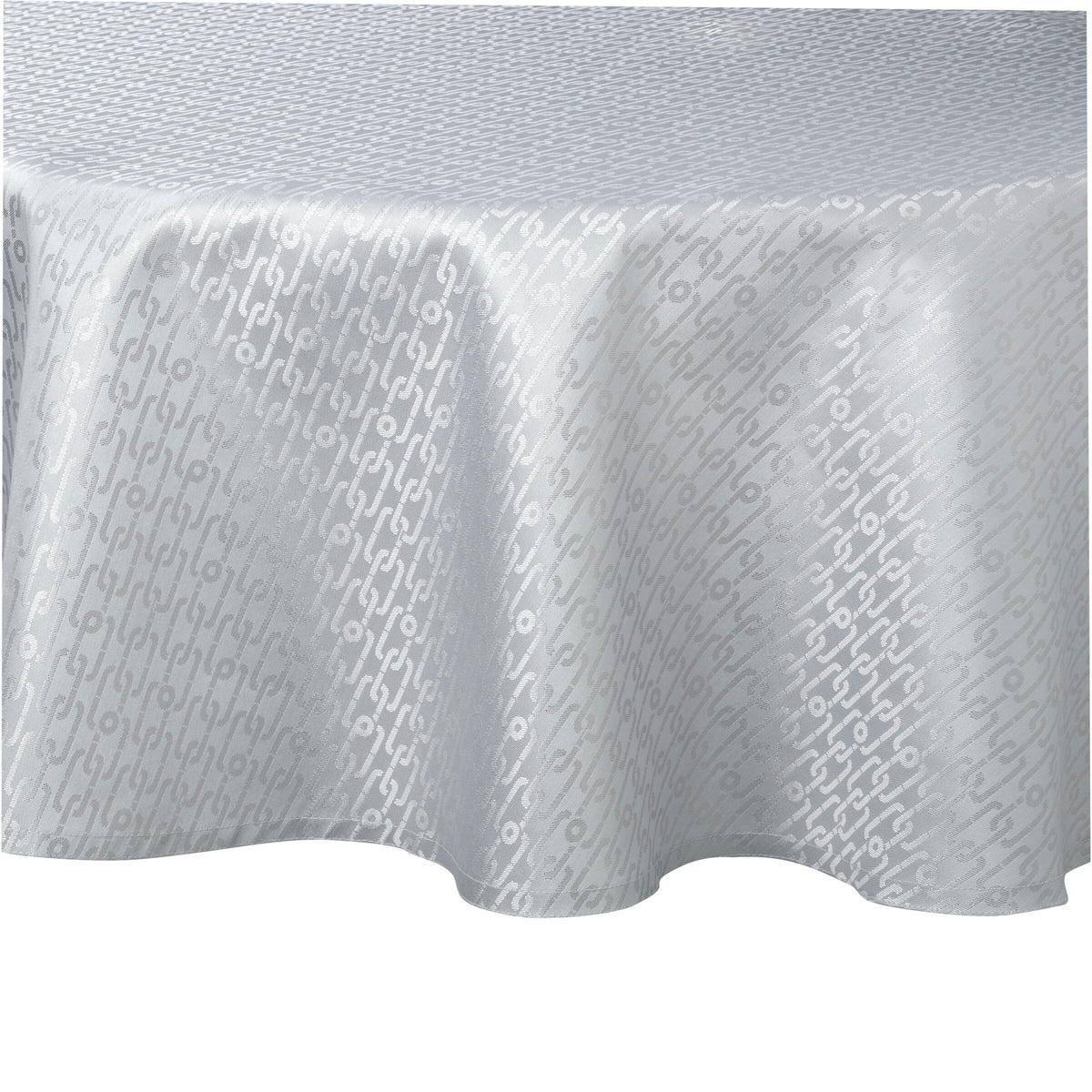 JOOP! CHAINS ALLOVER Tischdecke 180 cm rund, Silber