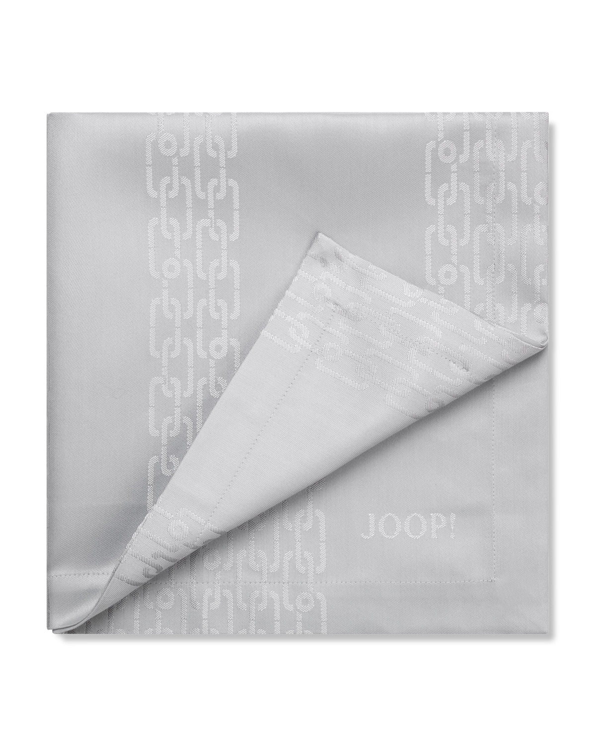JOOP! CHAINS Serviette Set 2 50x50 cm, Silber