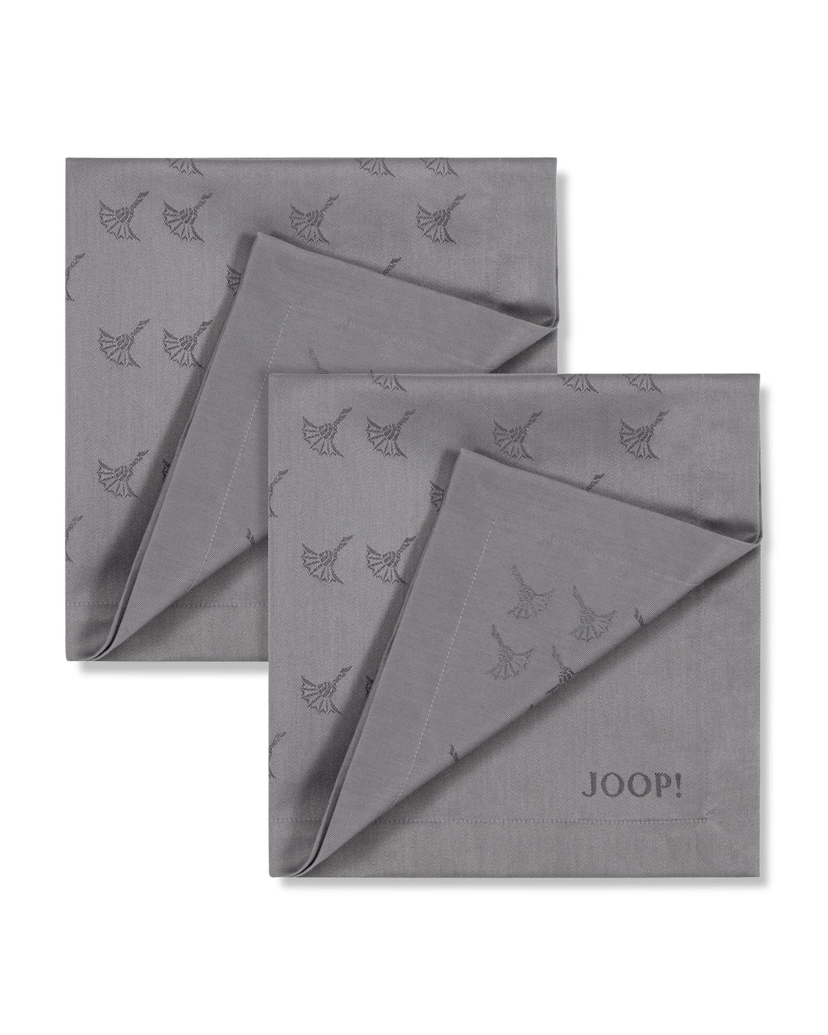 JOOP! FADED CORNFLOWER Serviette Set 2 50x50, Platin