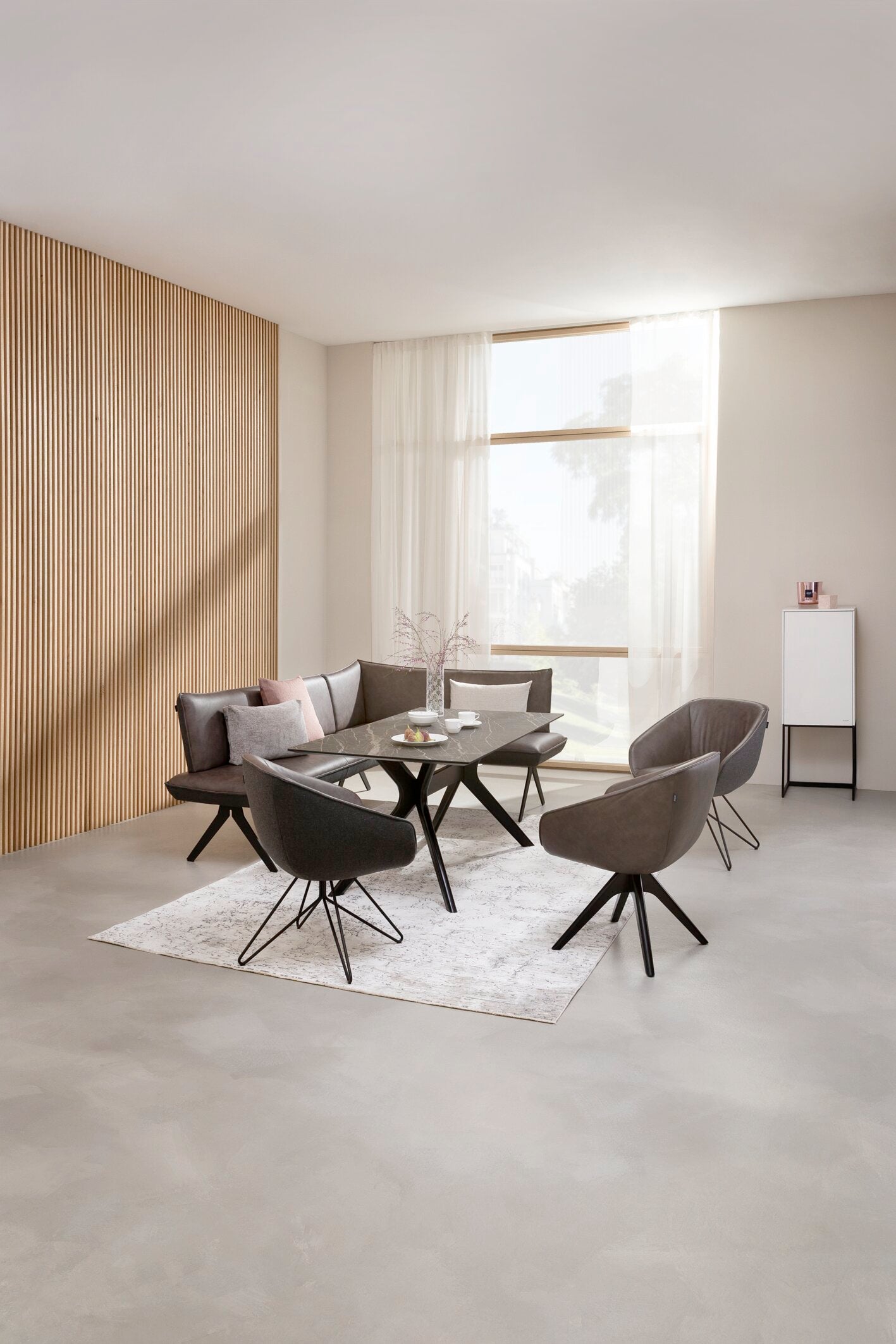 JOOP! FABRICS COLLECTION ALLURE Polsterkissen mit Vließfüllung 40x60 cm, Hellgrau