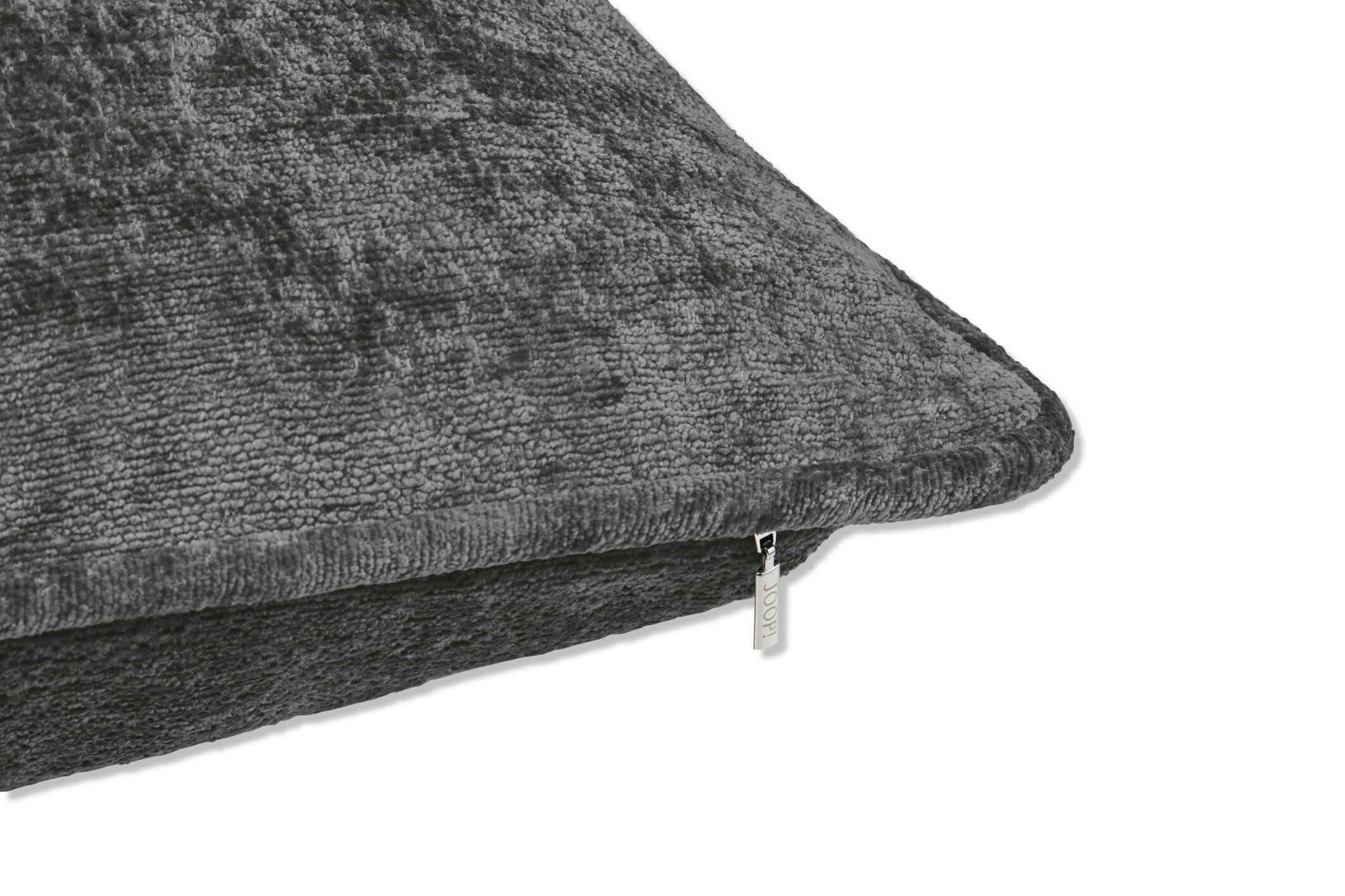 JOOP! FABRICS COLLECTION ALLURE Polsterkissen mit Vließfüllung 60x60 cm, Anthrazit