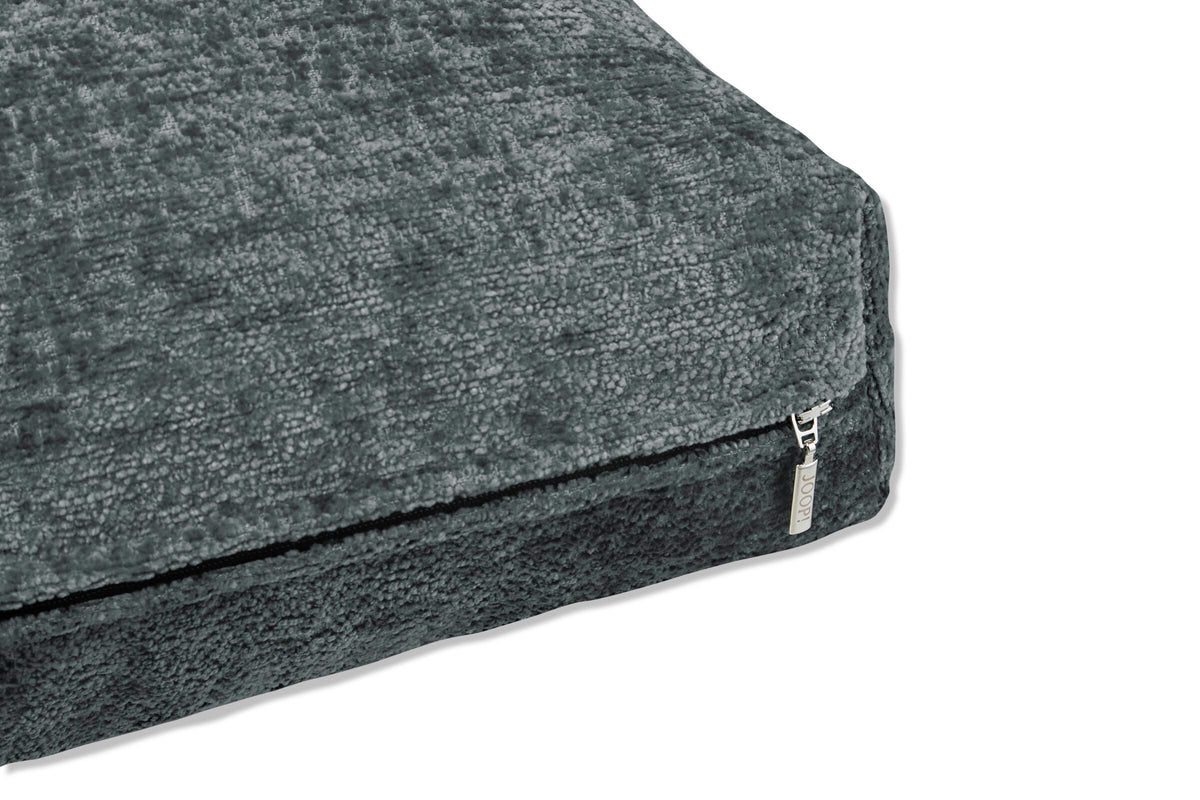 JOOP! FABRICS COLLECTION ALLURE Polsterkissen mit Vliesfüllung 40x60 cm, Graublau