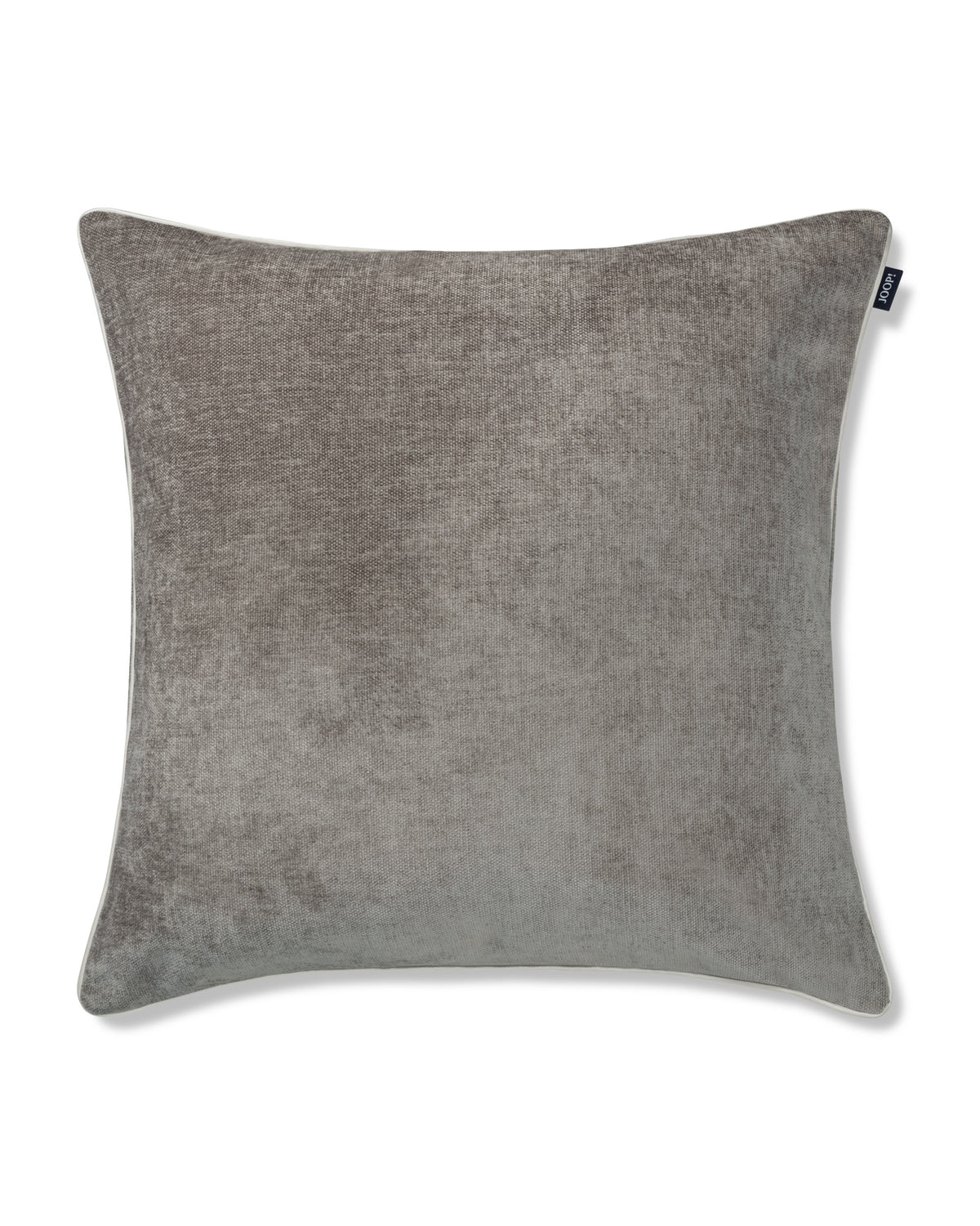JOOP! FABRICS COLLECTION CHENILLO Polsterkissen mit Vliesfüllung 60x60 cm, Grau