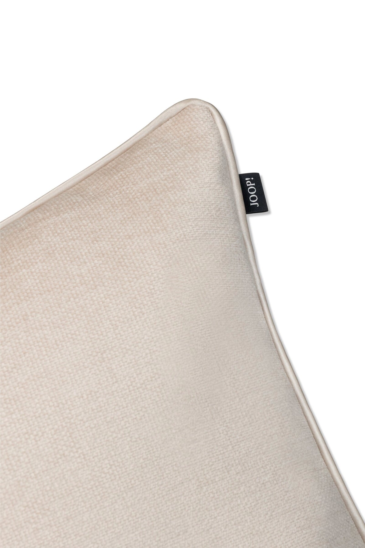 JOOP! FABRICS COLLECTION CHENILLO Polsterkissen mit Vliesfüllung 40x60 cm, Natur