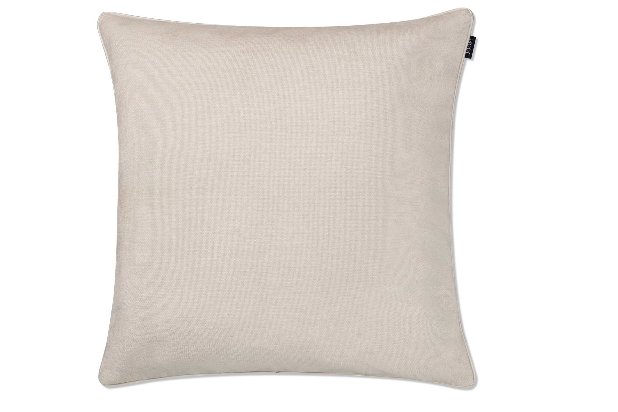 JOOP! FABRICS COLLECTION CHENILLO Polsterkissen mit Vließfüllung 60x60 cm, Natur